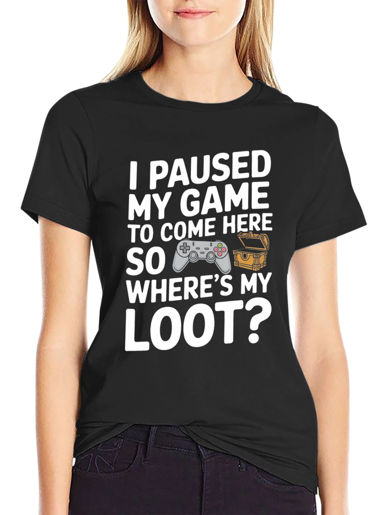 Gamer T-Shirt: I Paused My Game For This!