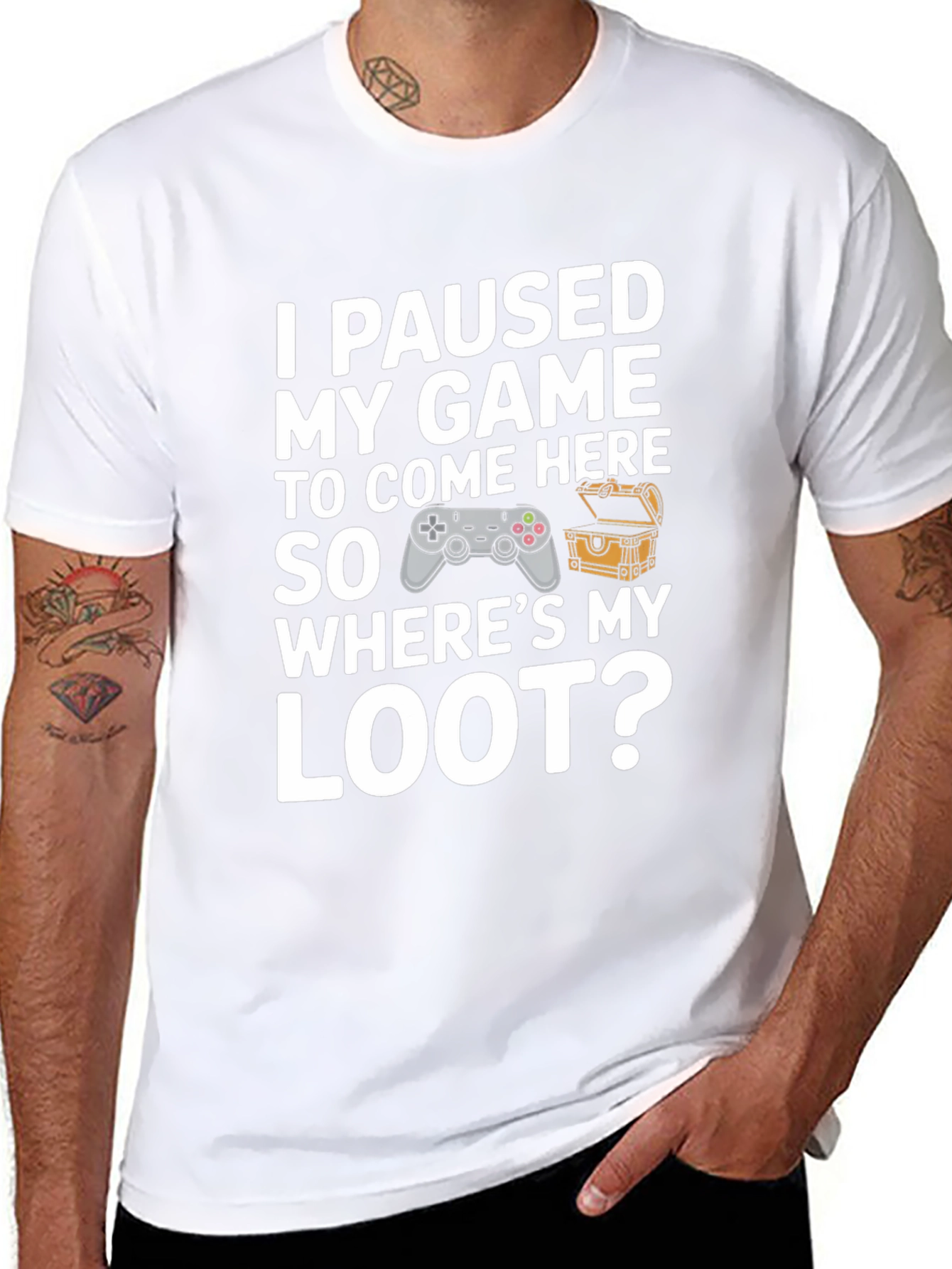 Gamer T-Shirt: I Paused My Game For This!