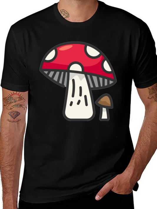 Mushroom Graphic T-Shirt - Funky Fungi Tee