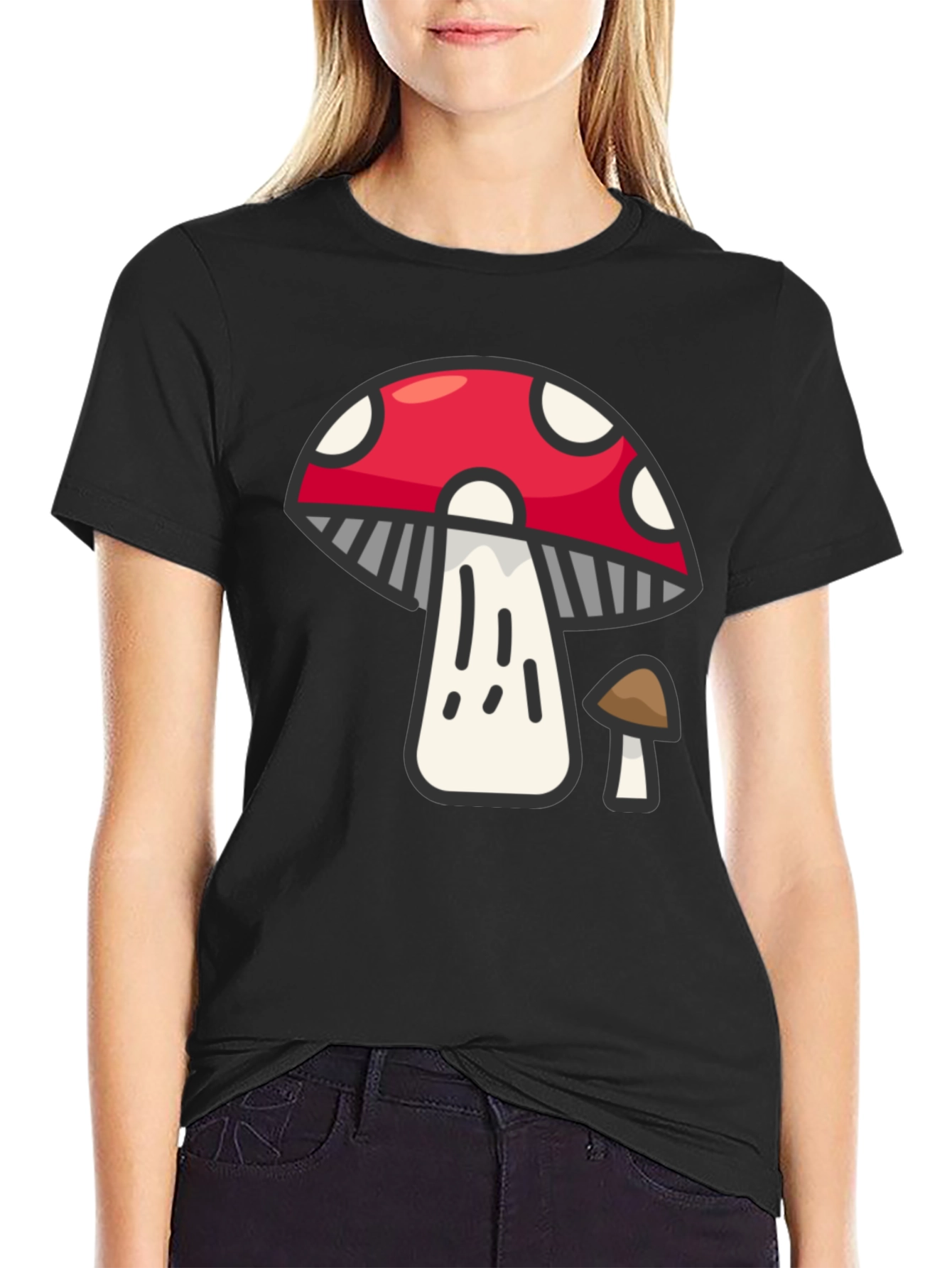 Mushroom Graphic T-Shirt - Funky Fungi Tee