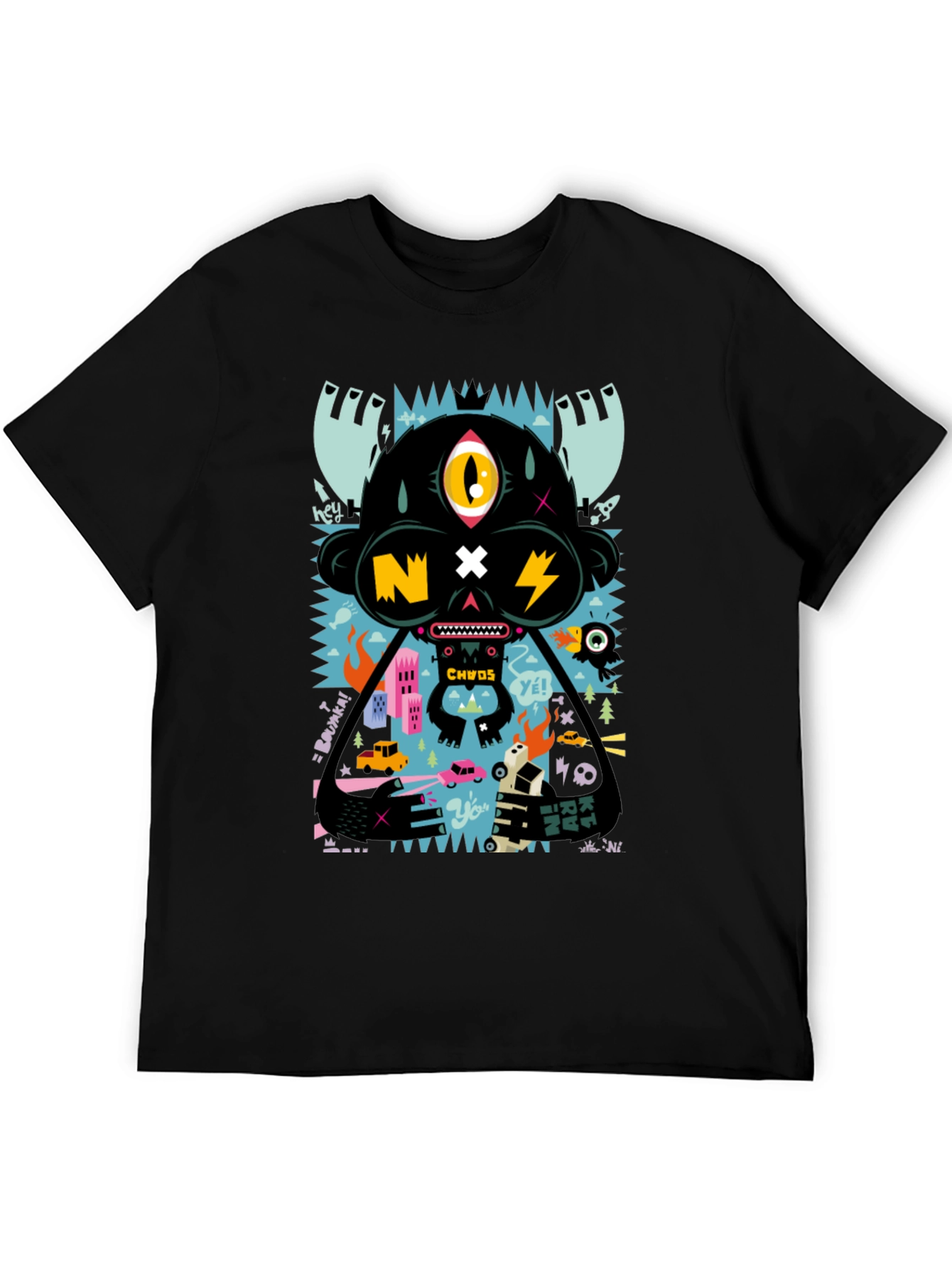 Monster Graphic Print Tee