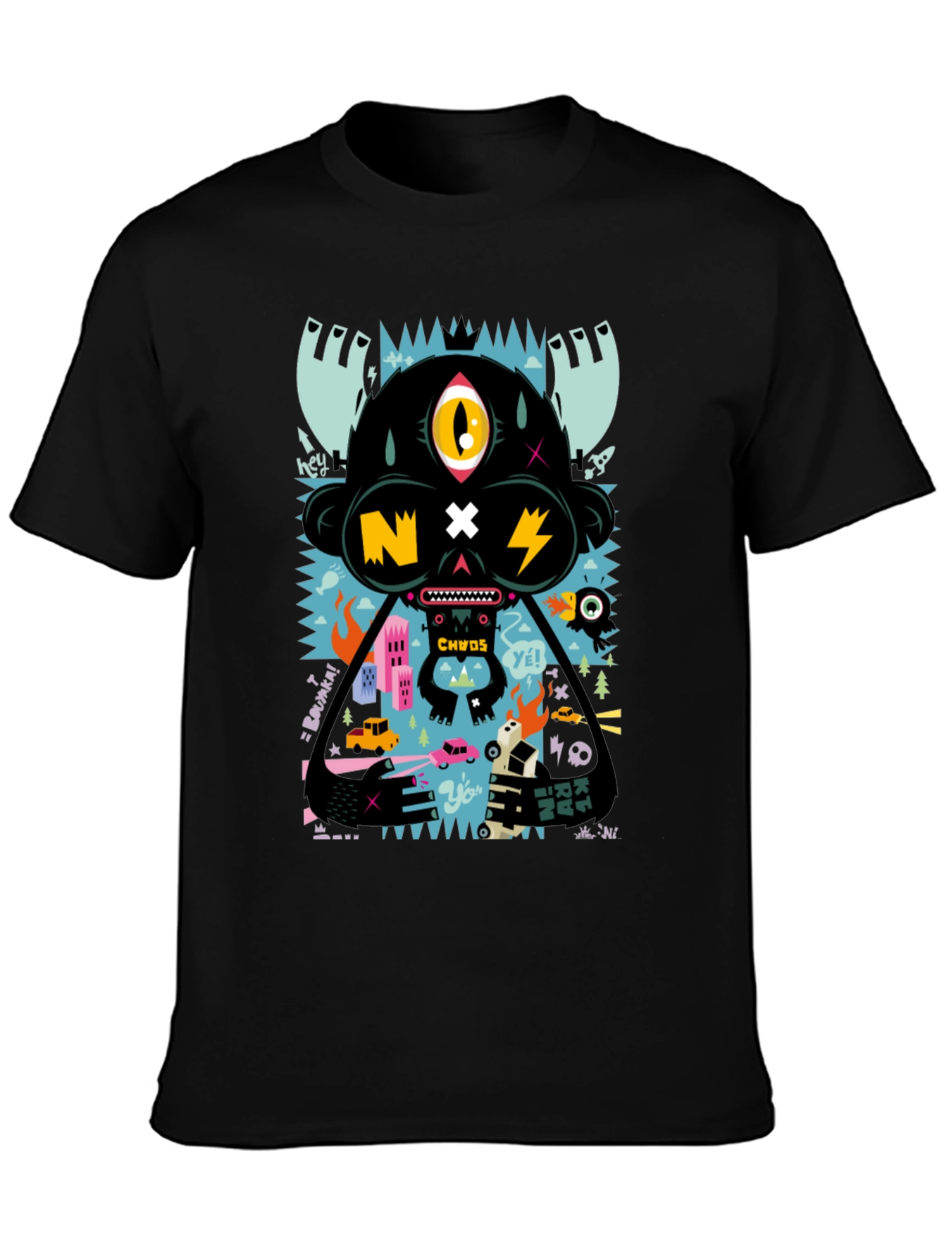 Monster Graphic Print Tee