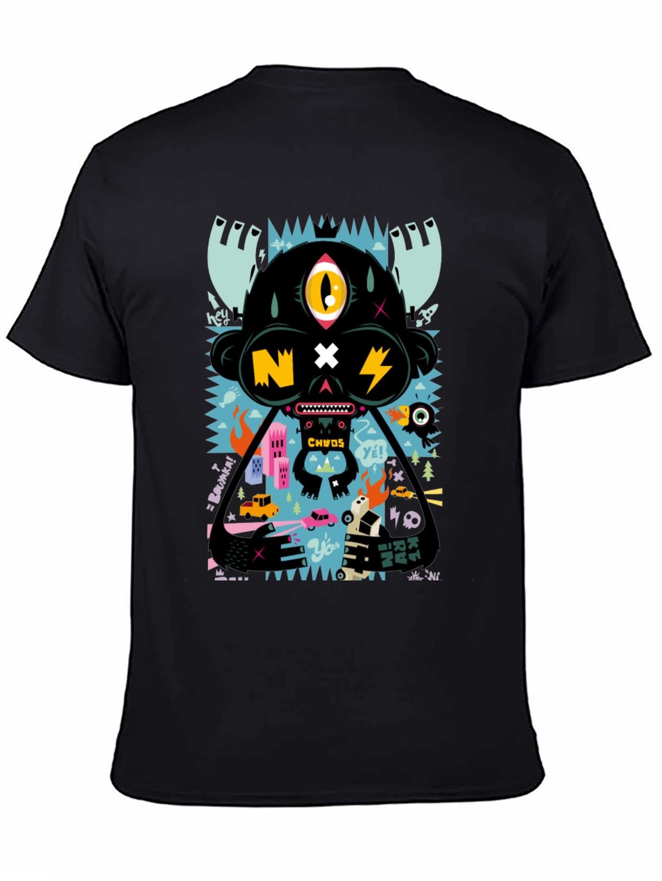 Monster Graphic Print Tee