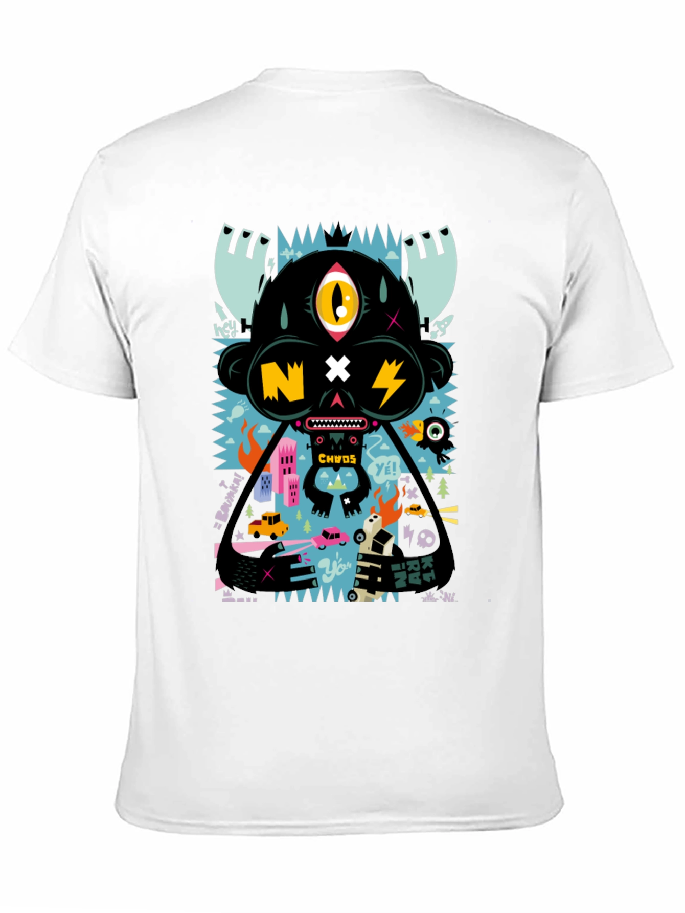 Monster Graphic Print Tee