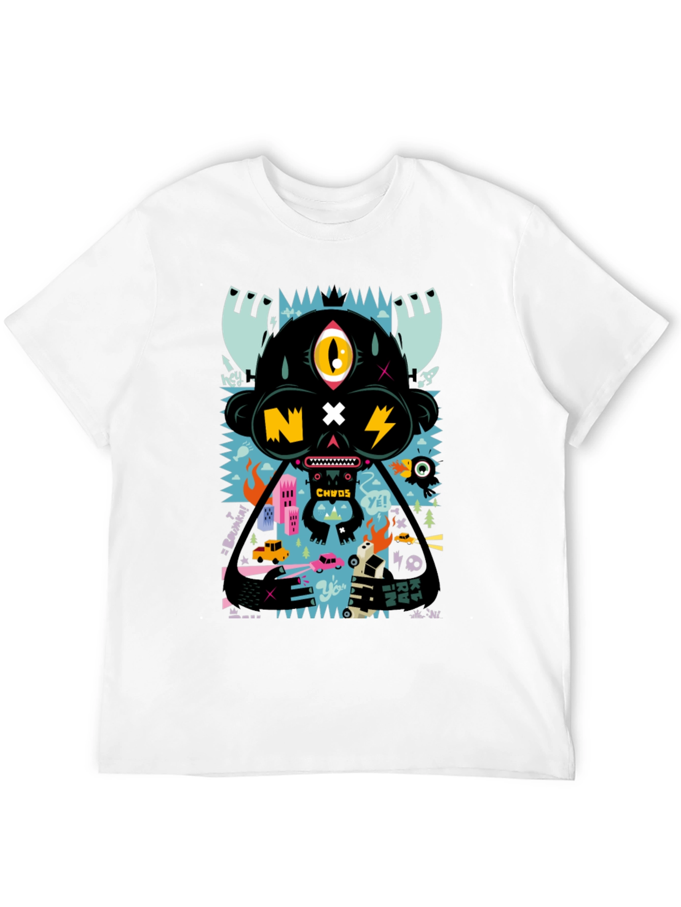 Monster Graphic Print Tee