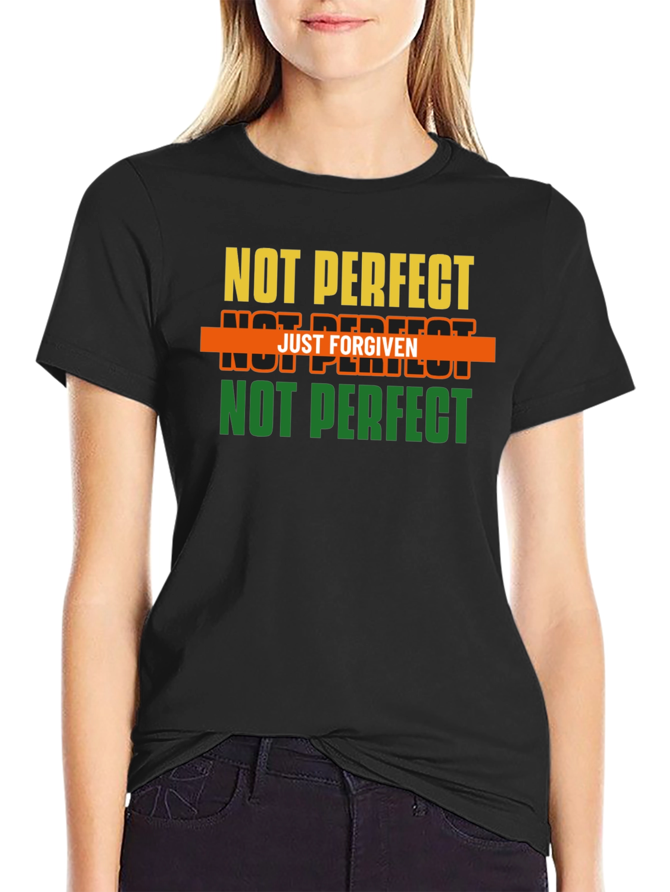 Not Perfect Just Forgiven Graphic Tee