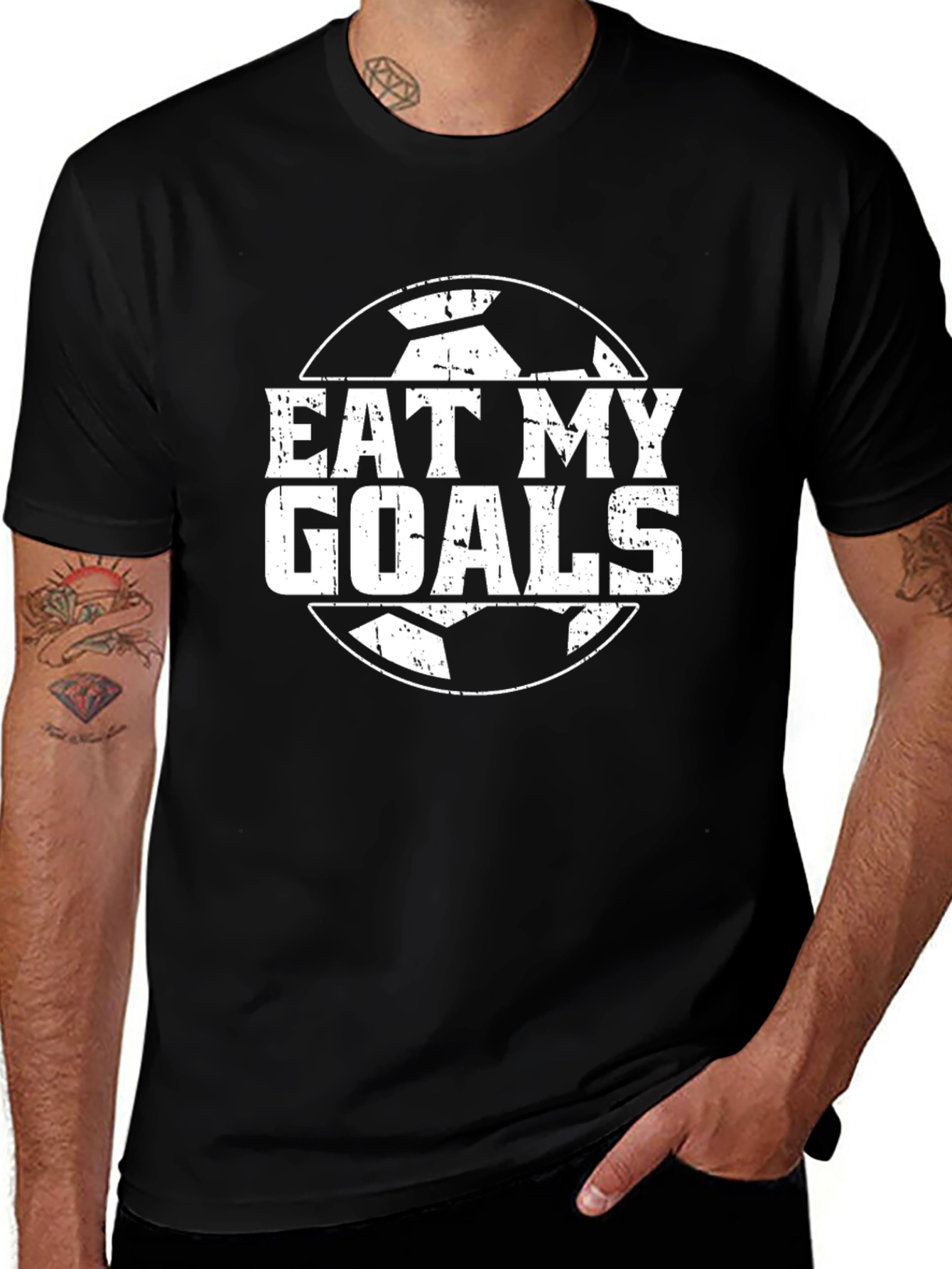 Eat My Goals Soccer Graphic T-Shirt
