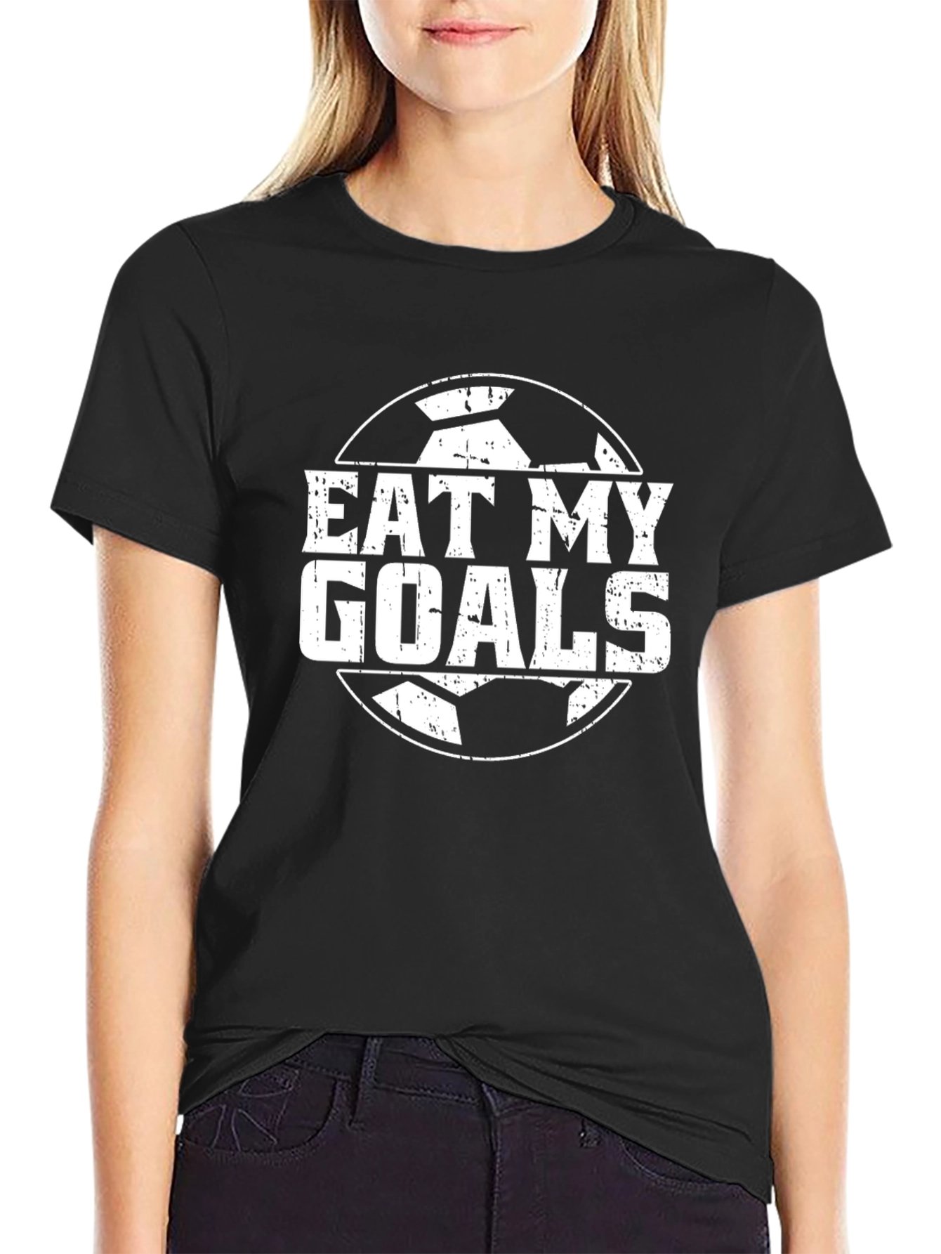 Eat My Goals Soccer Graphic T-Shirt