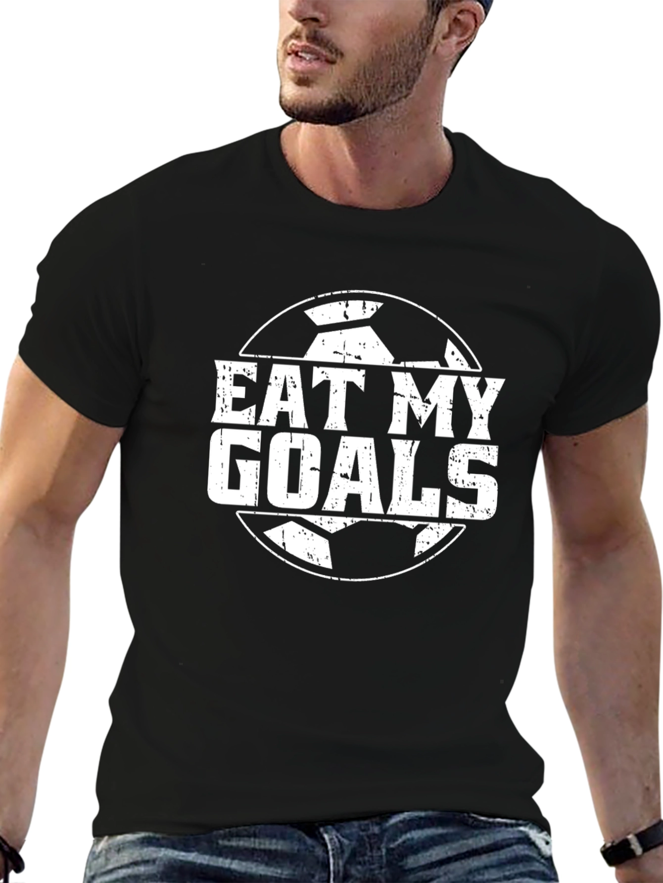 Eat My Goals Soccer Graphic T-Shirt