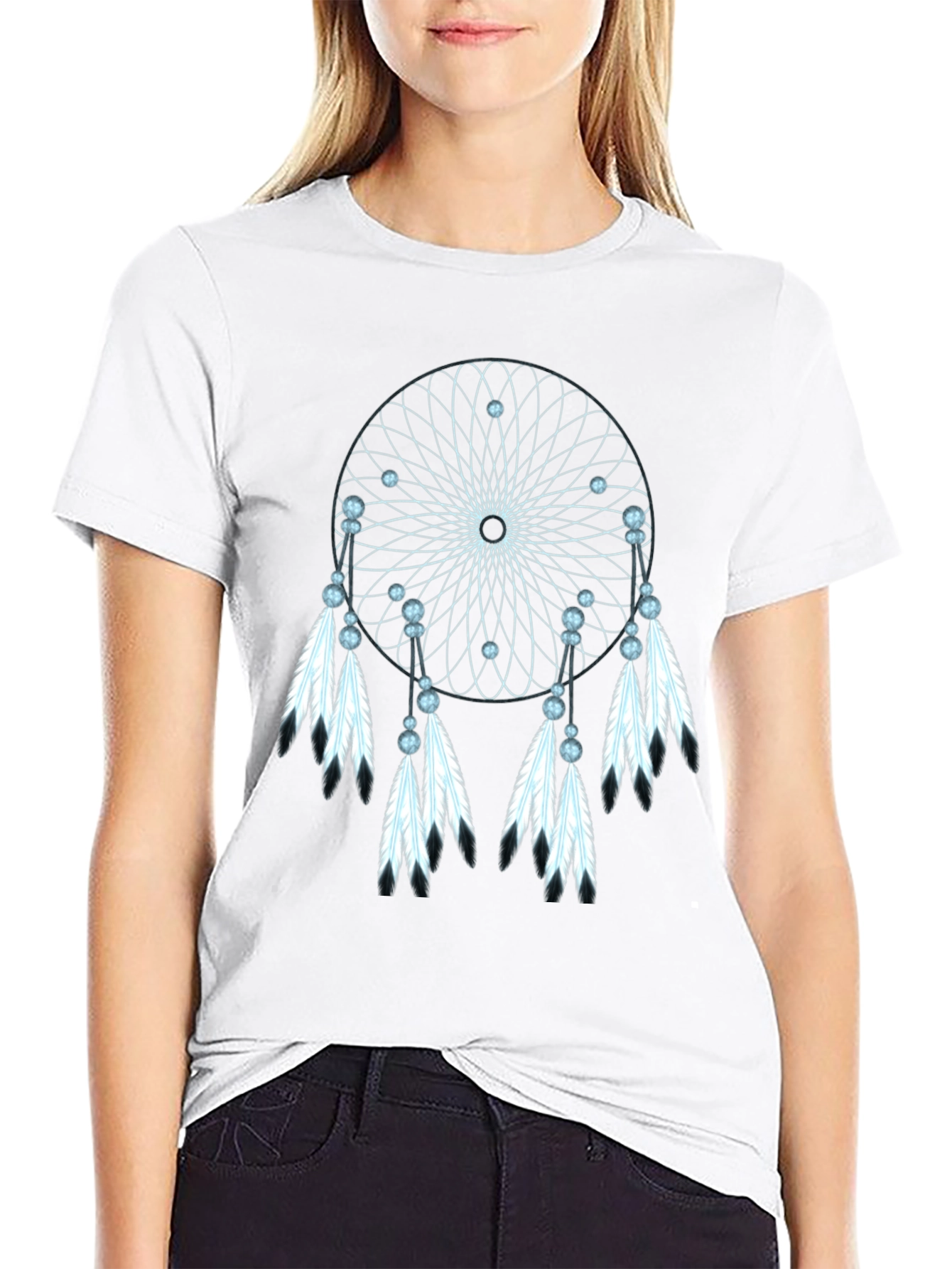Dreamcatcher Graphic Tee - Boho Style