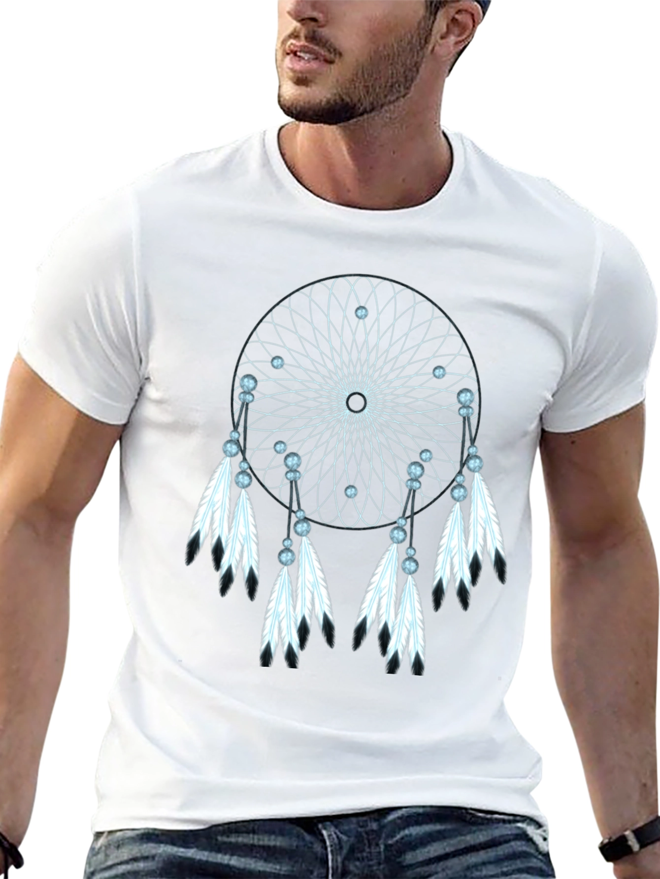 Dreamcatcher Graphic Tee - Boho Style