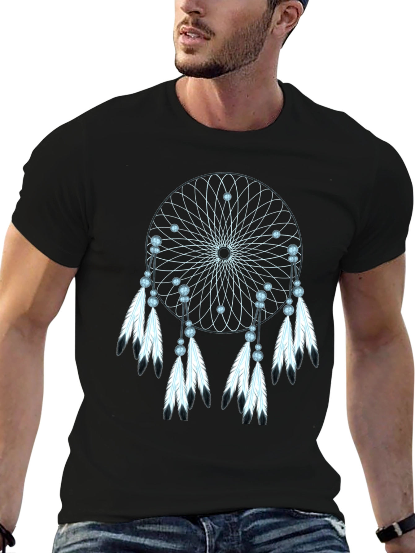 Dreamcatcher Graphic Tee - Boho Style