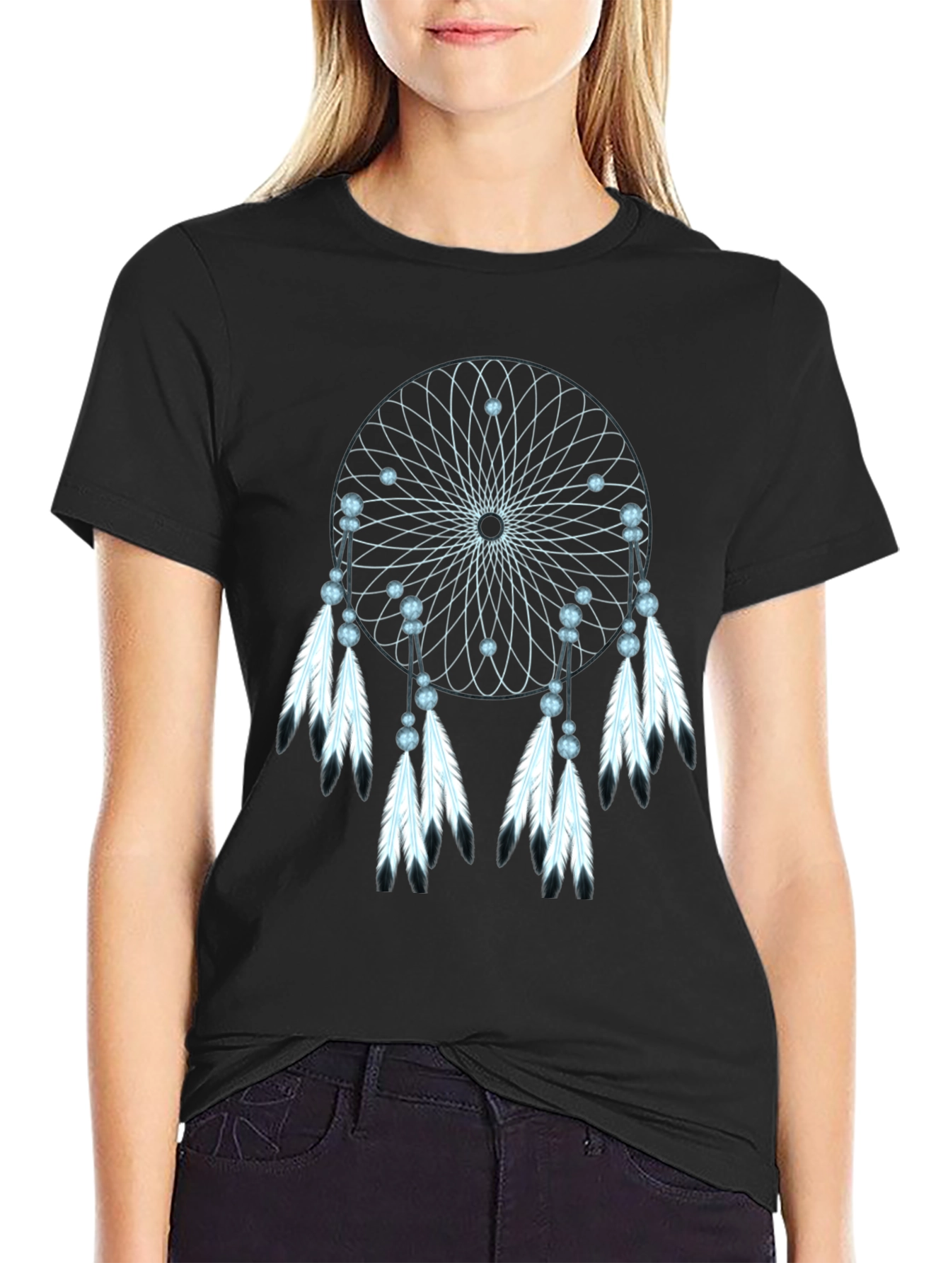 Dreamcatcher Graphic Tee - Boho Style