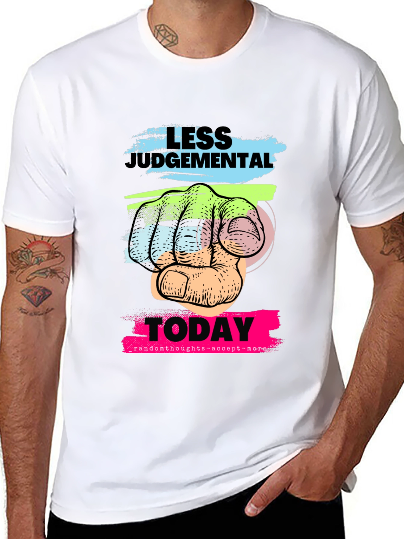 Less Judgemental Today Graphic T-Shirt