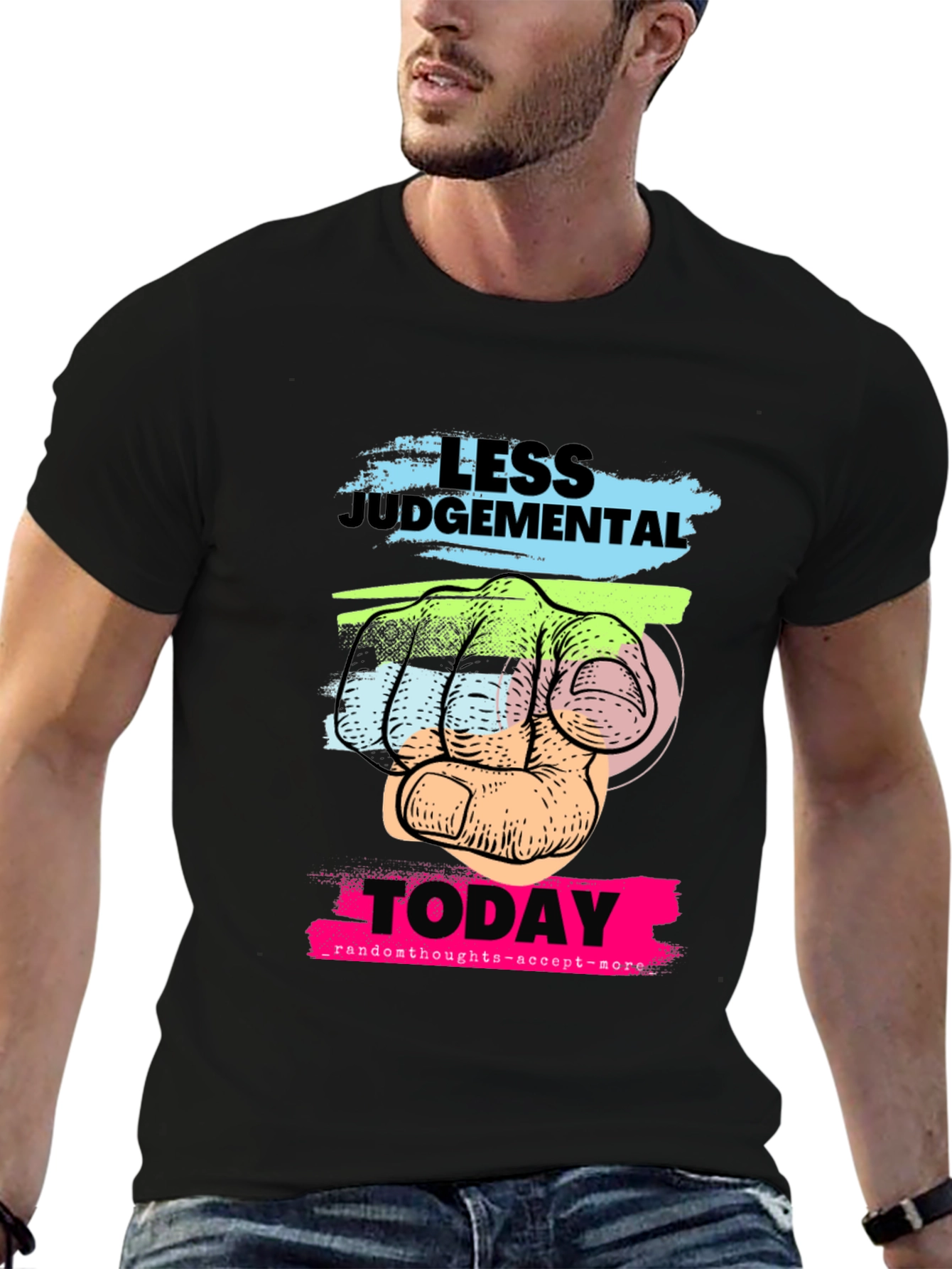 Less Judgemental Today Graphic T-Shirt