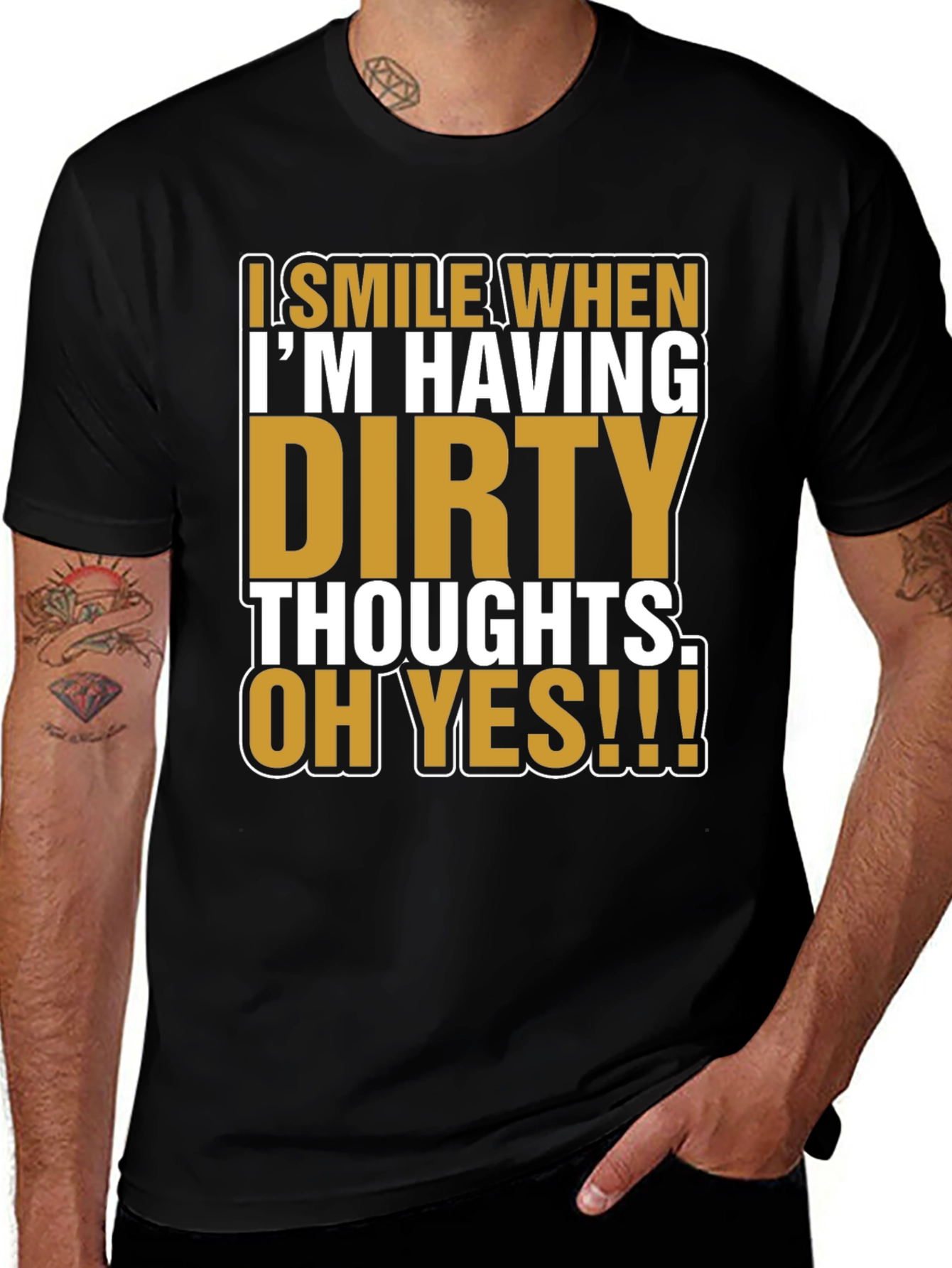 Dirty Thoughts T-Shirt - Funny Adult Humor Tee
