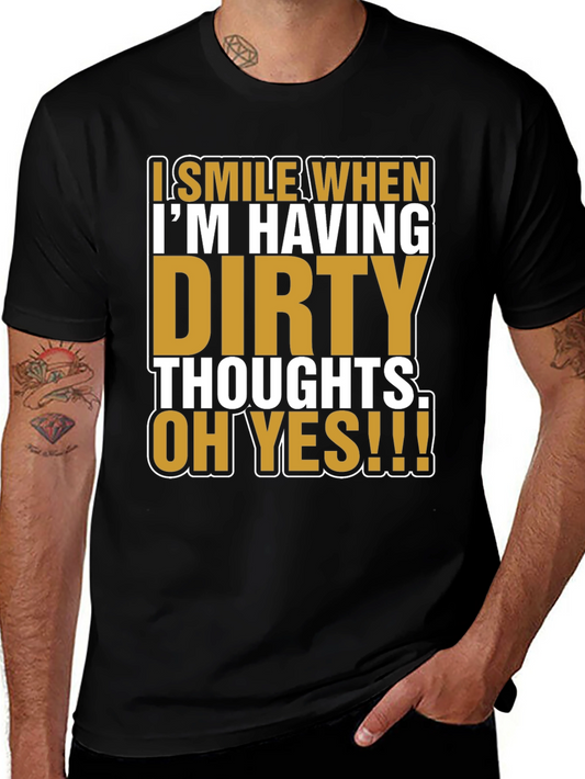 Dirty Thoughts T-Shirt - Funny Adult Humor Tee