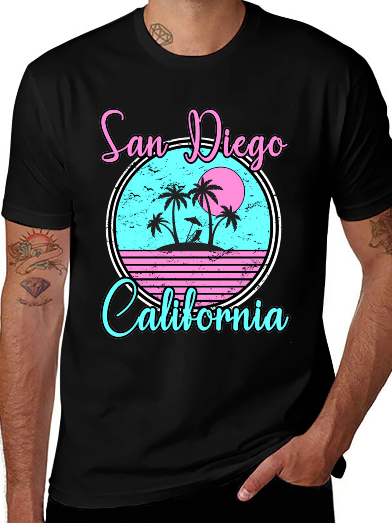 San Diego California Graphic T-Shirt