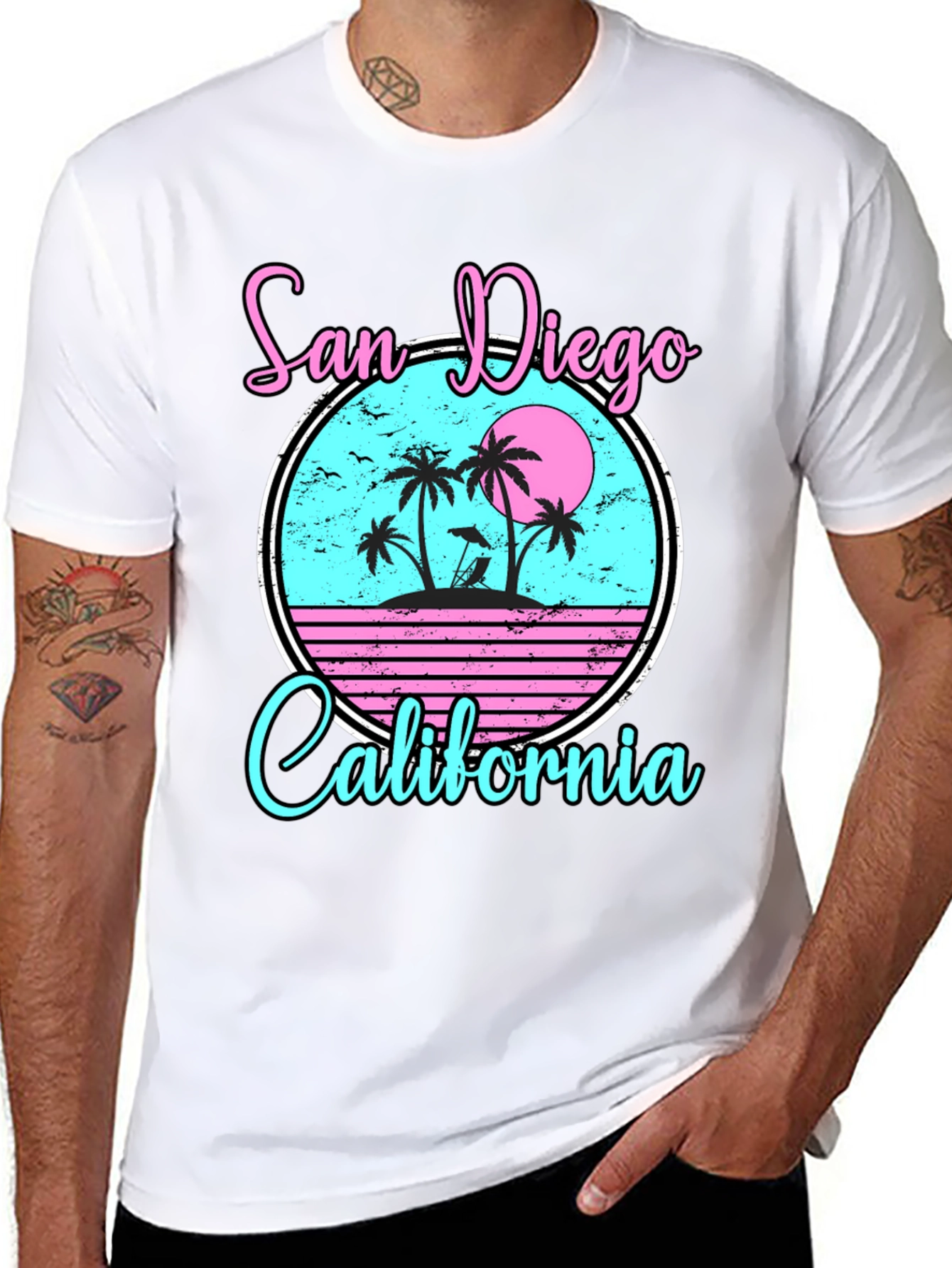 San Diego California Graphic T-Shirt