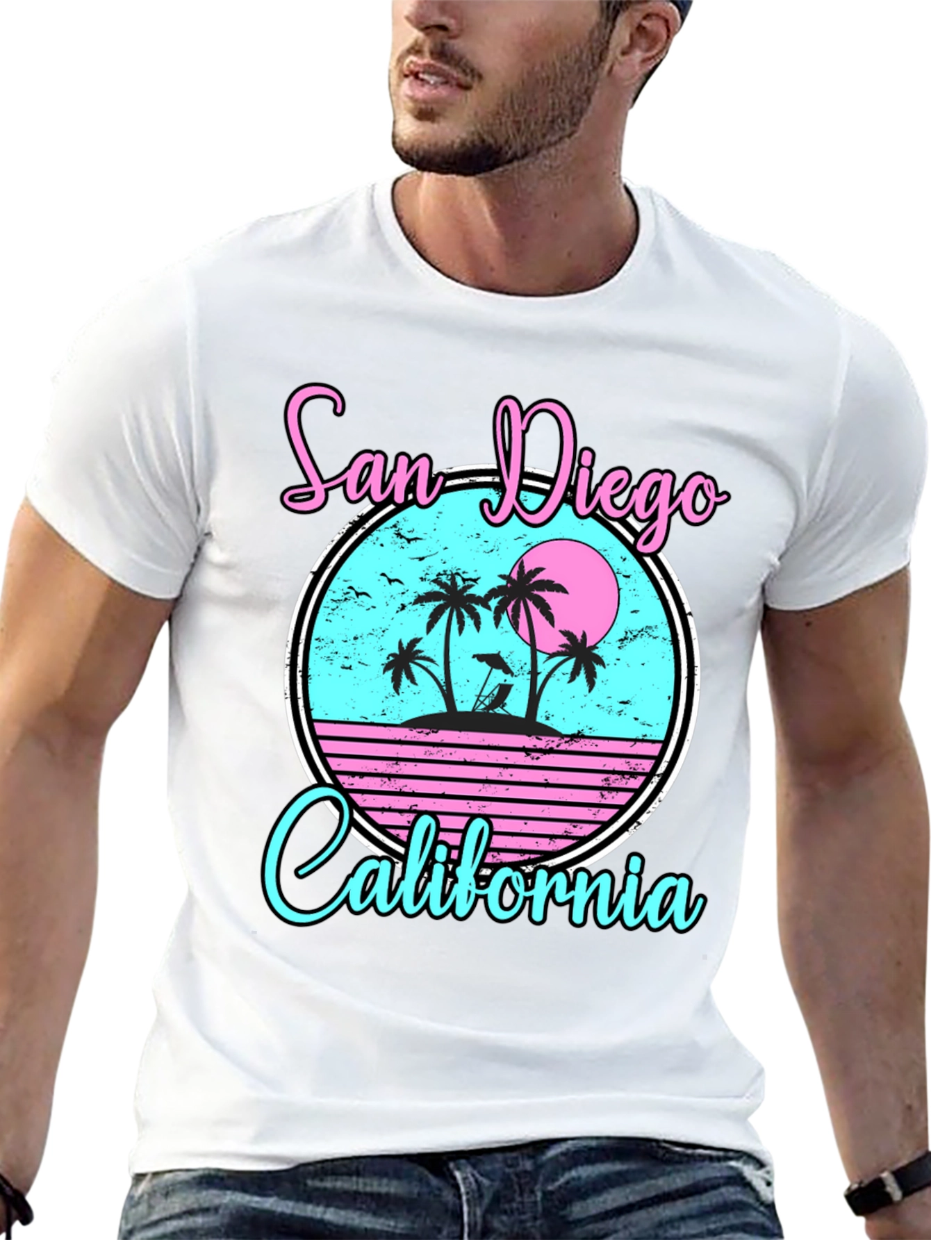 San Diego California Graphic T-Shirt