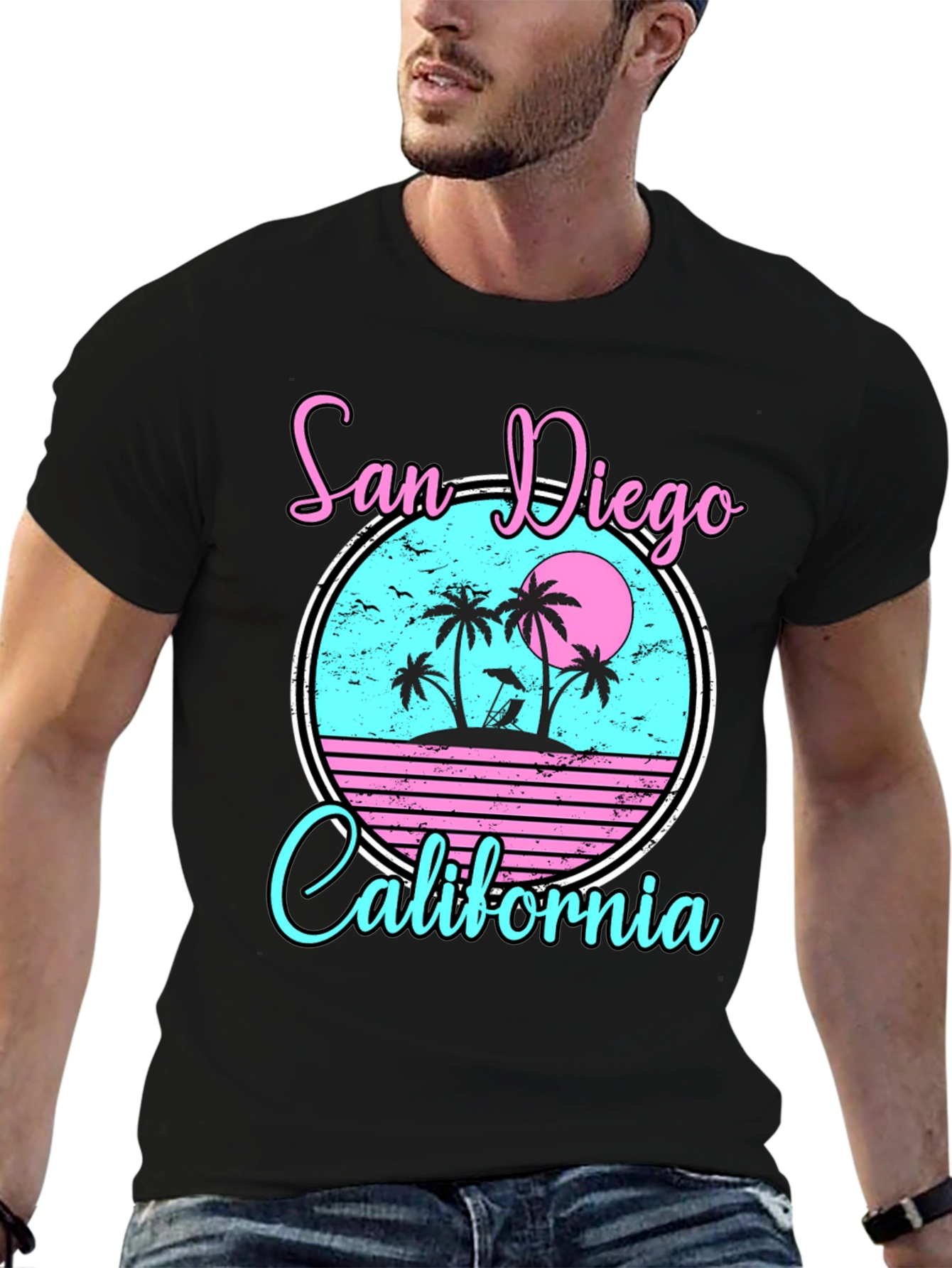 San Diego California Graphic T-Shirt