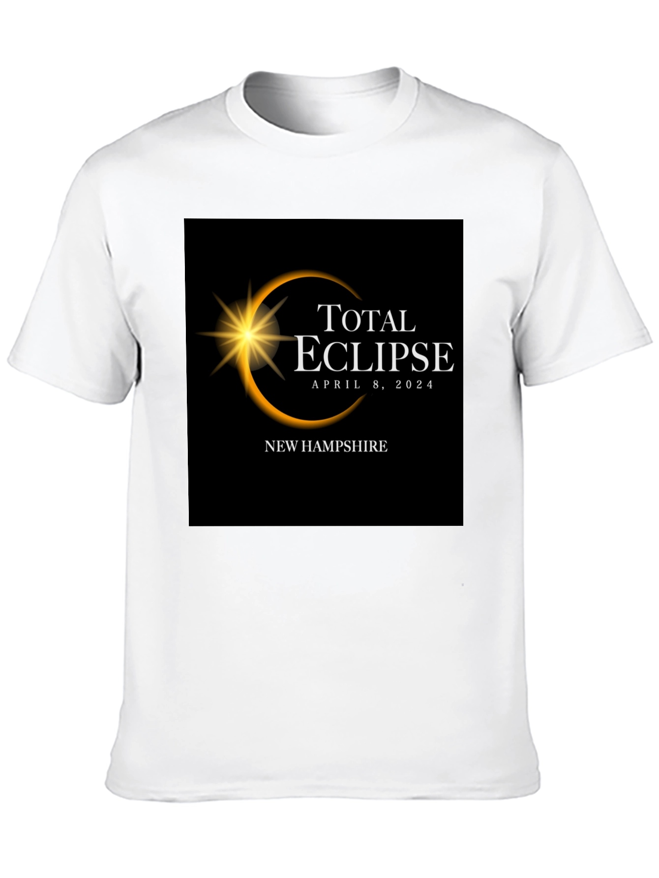 Total Eclipse April 8 2024 New Hampshire T-Shirt
