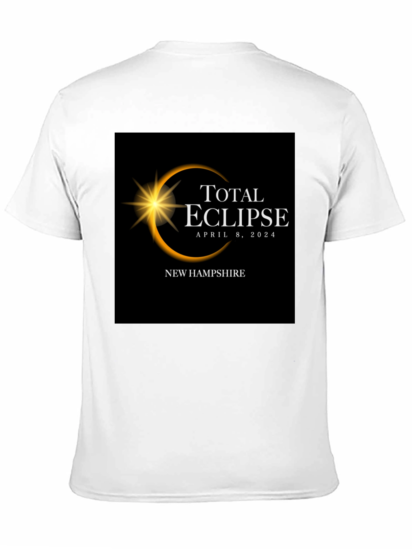 Total Eclipse April 8 2024 New Hampshire T-Shirt