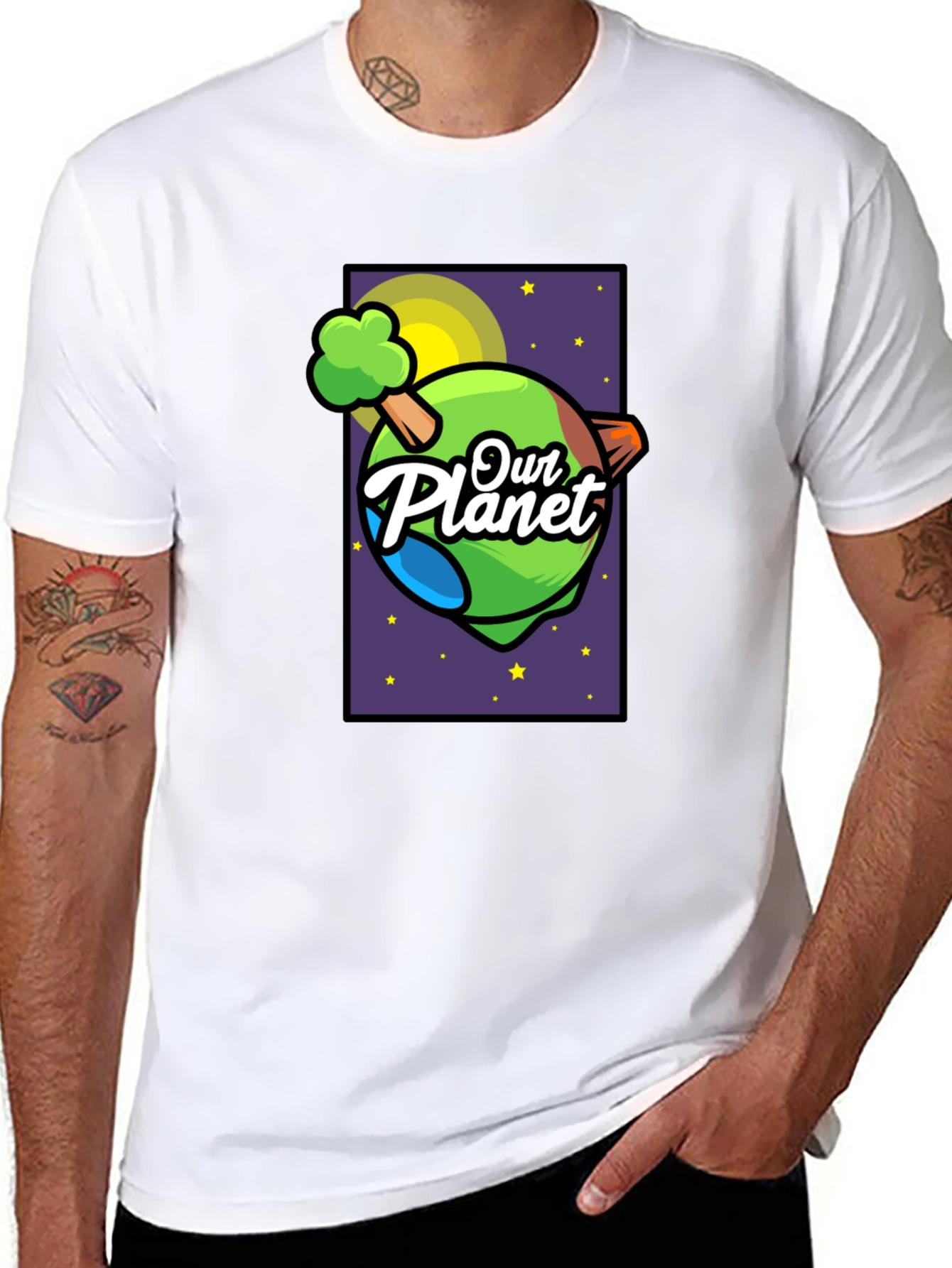 Our Planet Graphic Tee - Earth Day T-Shirt