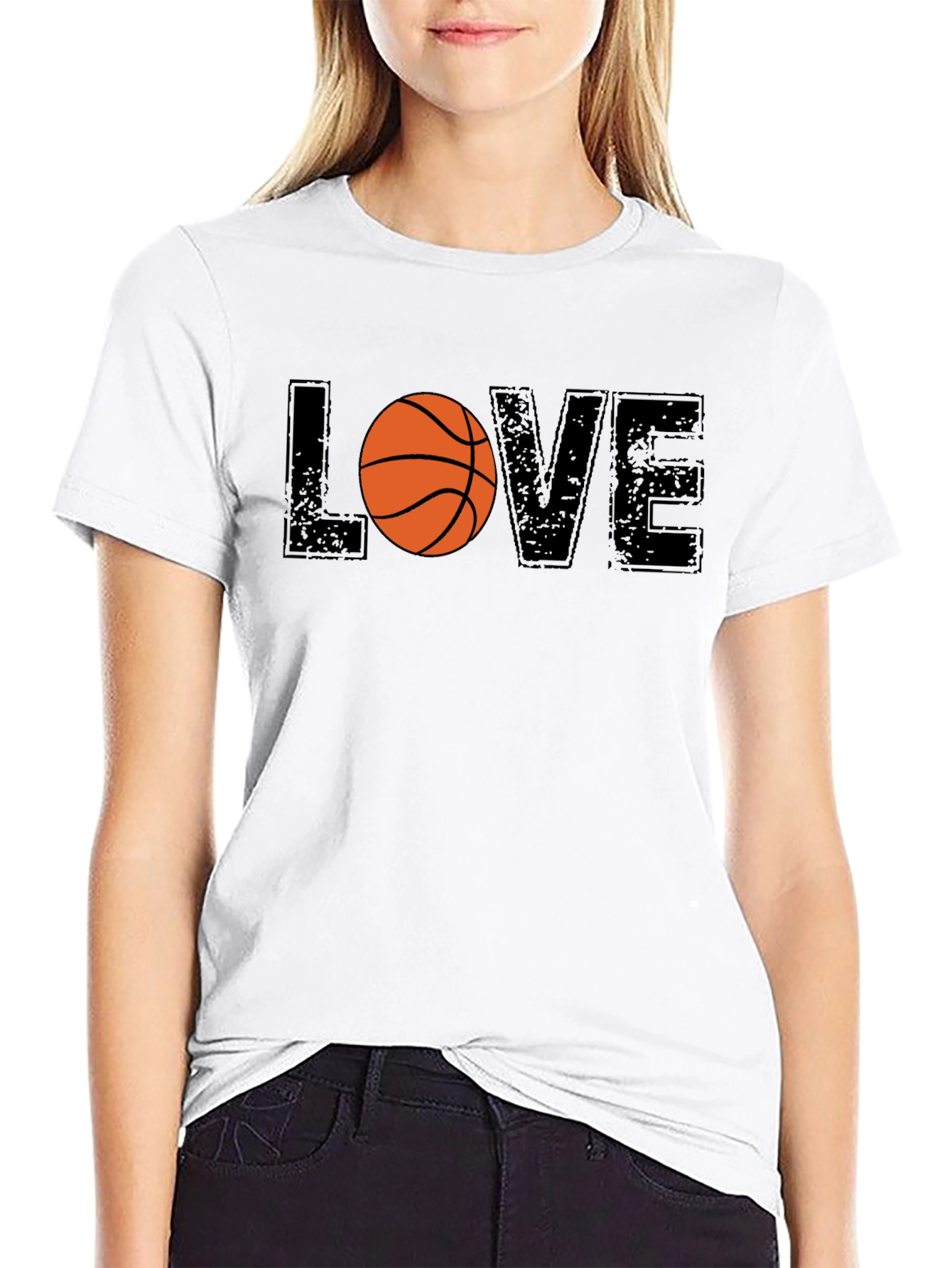 Basketball LOVE Graphic T-Shirt