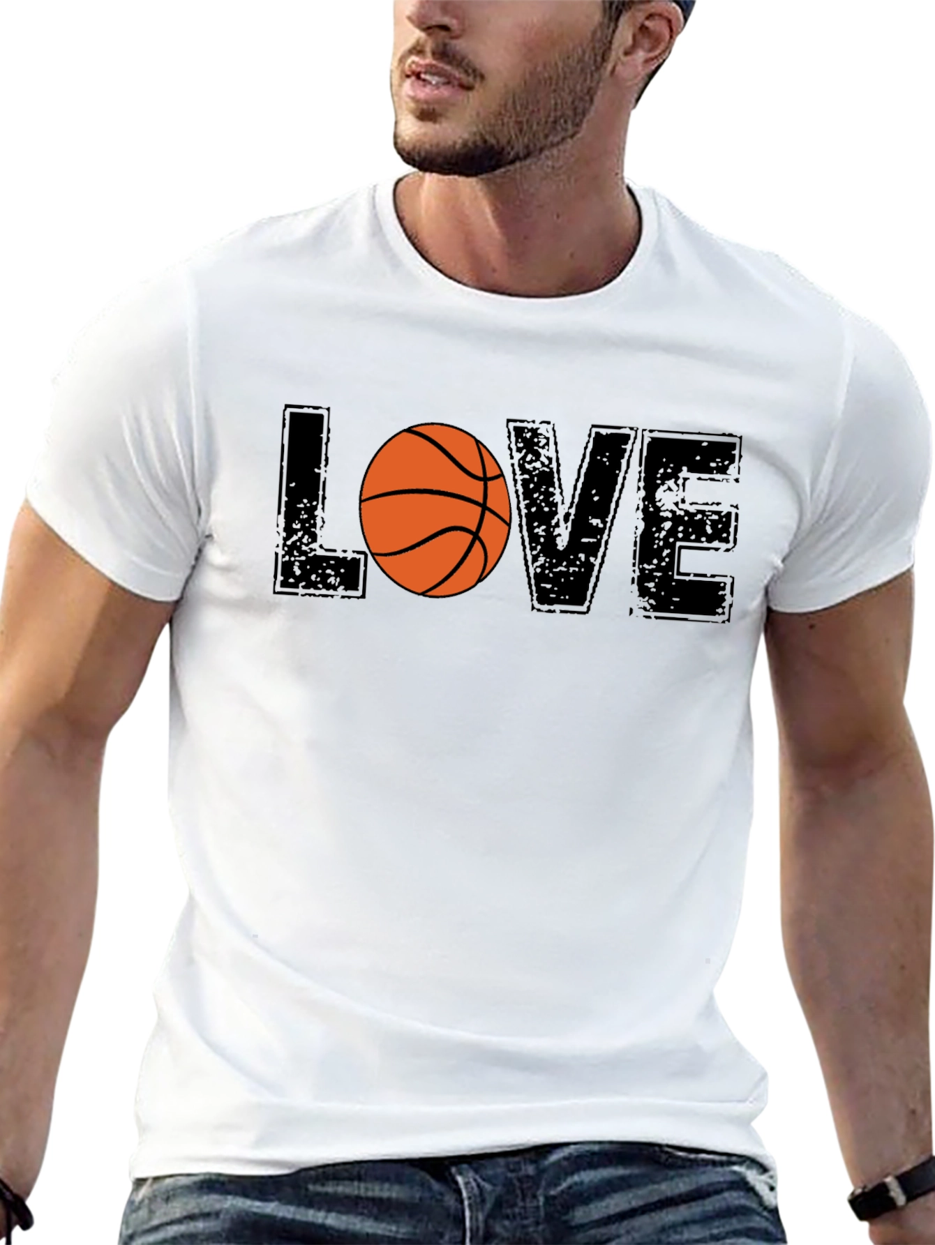 Basketball LOVE Graphic T-Shirt