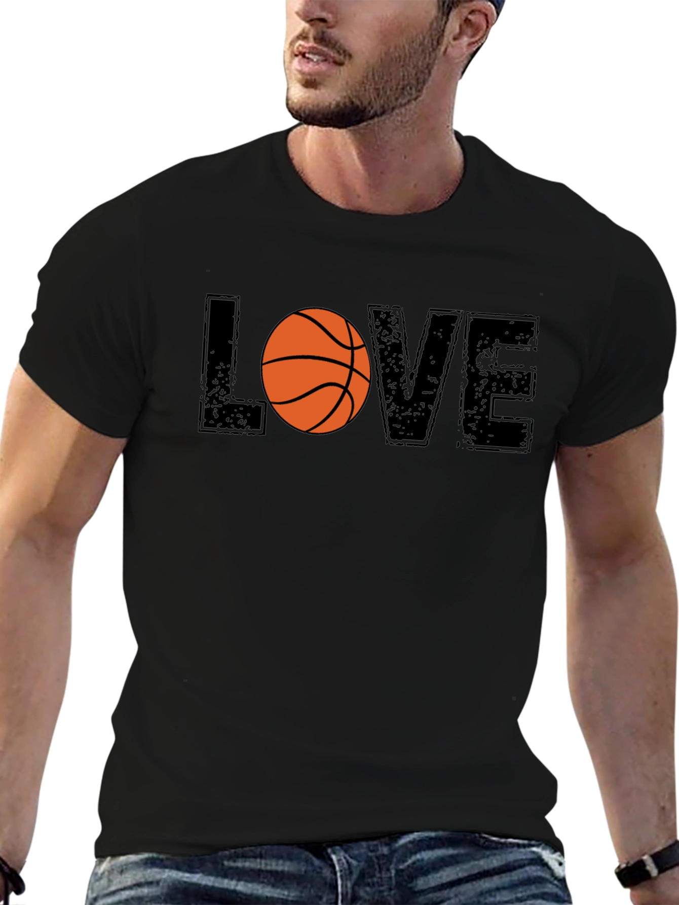 Basketball LOVE Graphic T-Shirt