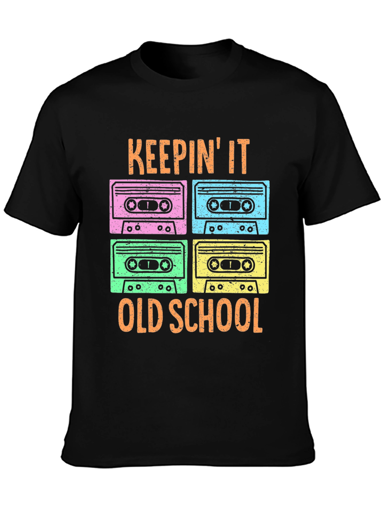 Keepin It Old School Retro Cassette T-Shirt