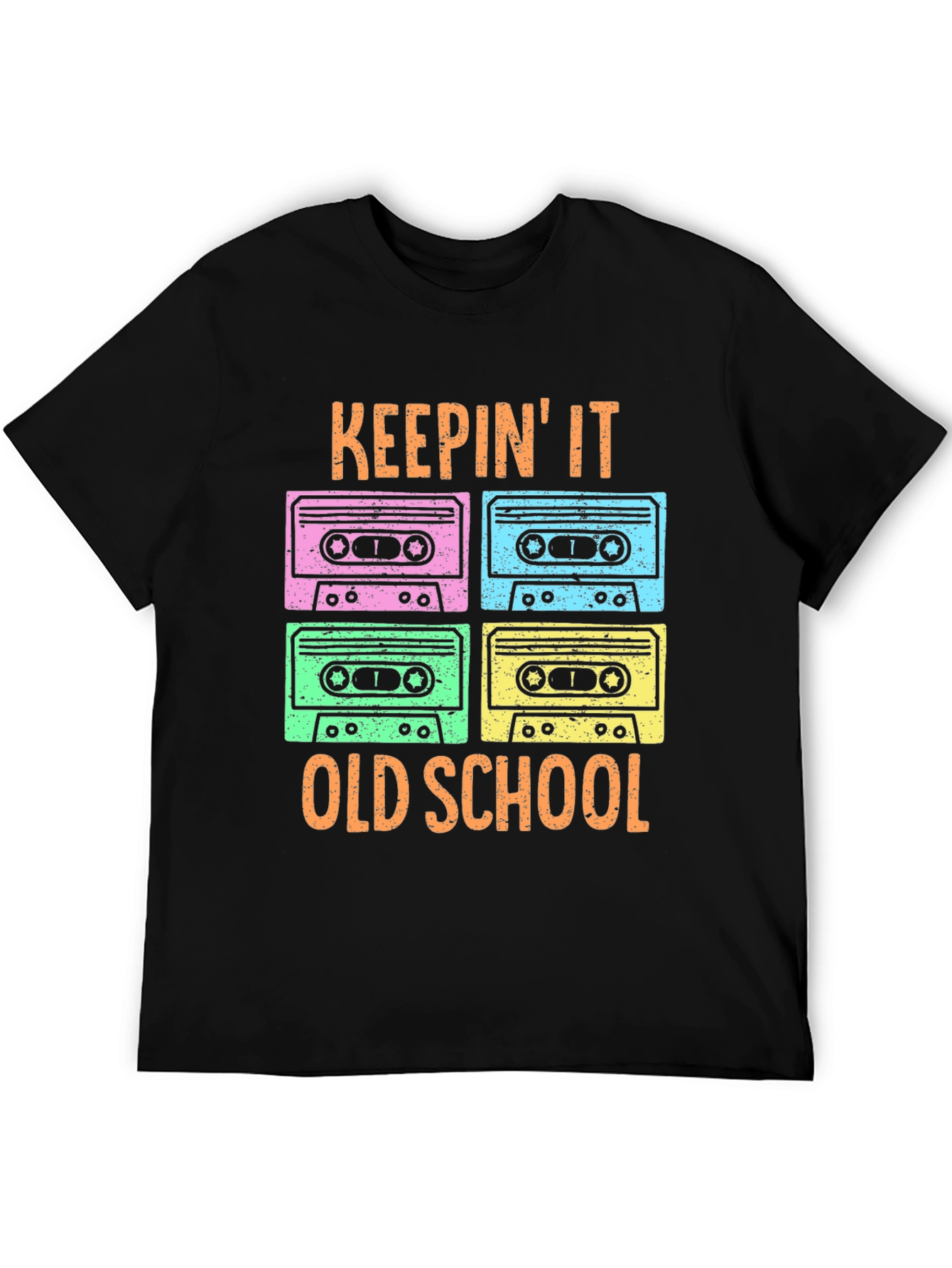 Keepin It Old School Retro Cassette T-Shirt