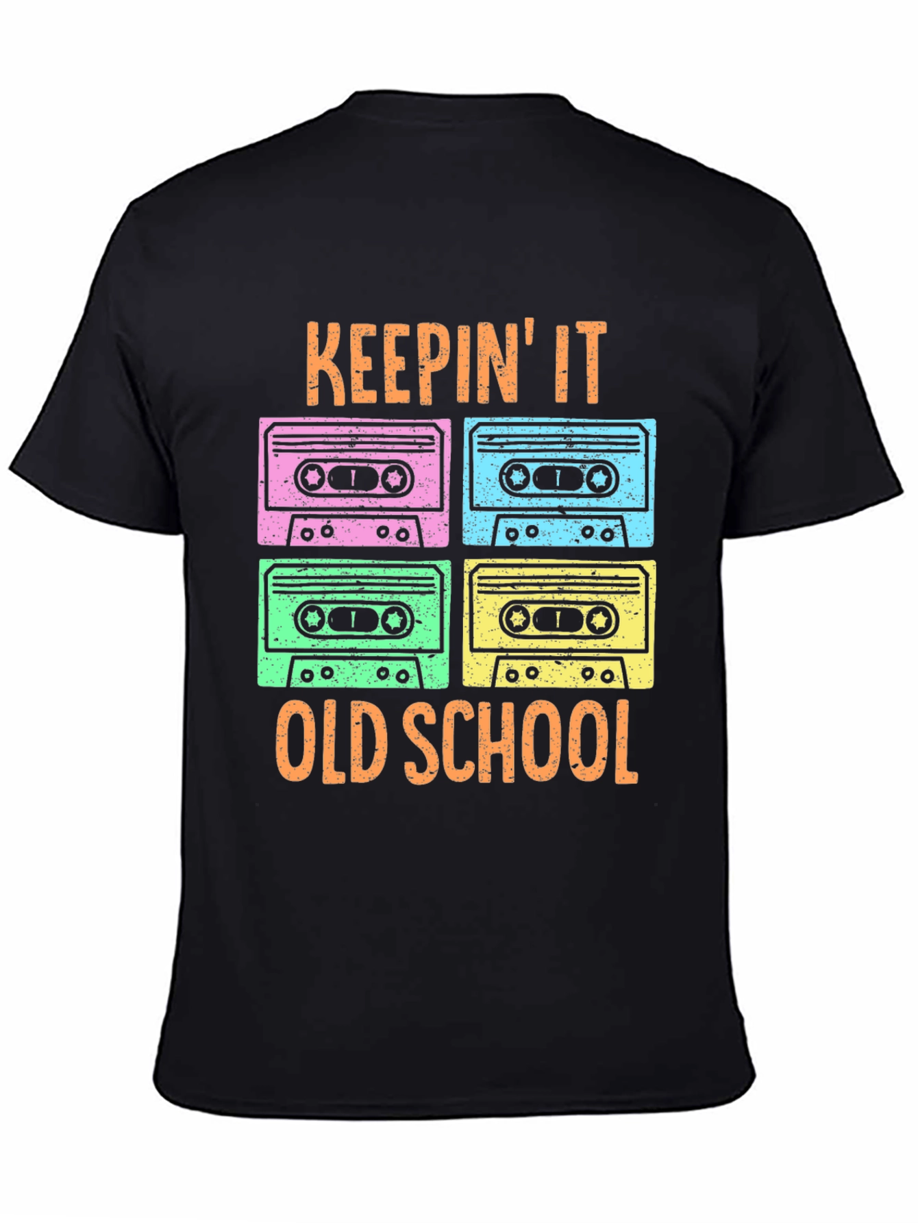Keepin It Old School Retro Cassette T-Shirt
