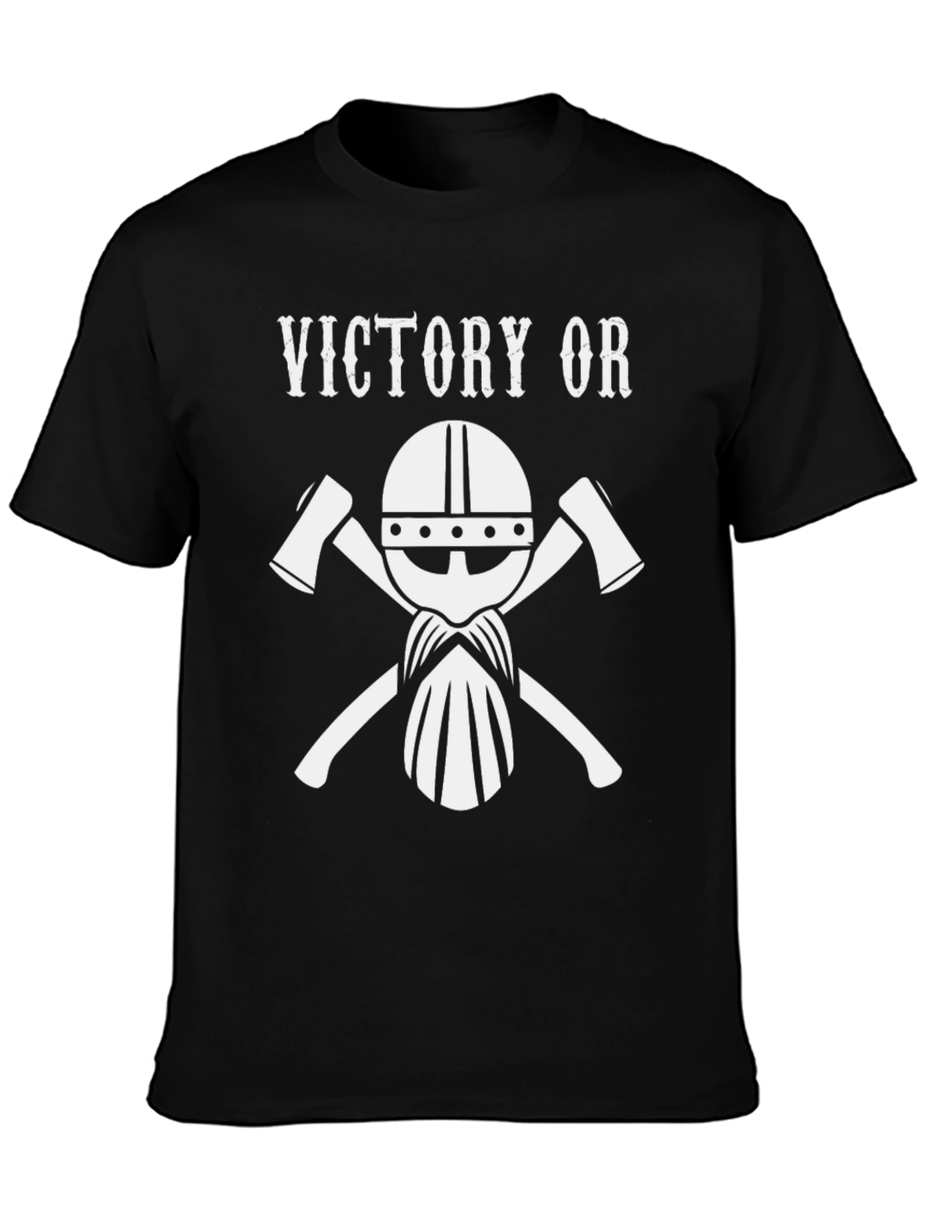 Victory or Valhalla Viking Axe T-Shirt