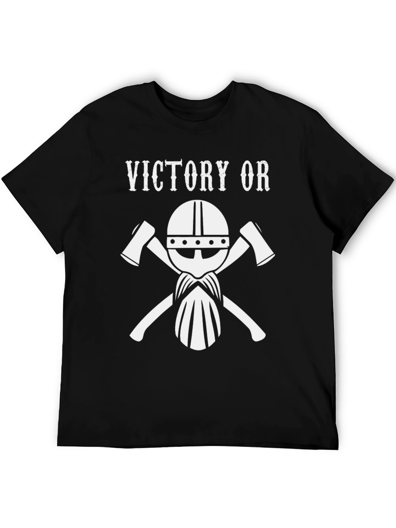 Victory or Valhalla Viking Axe T-Shirt
