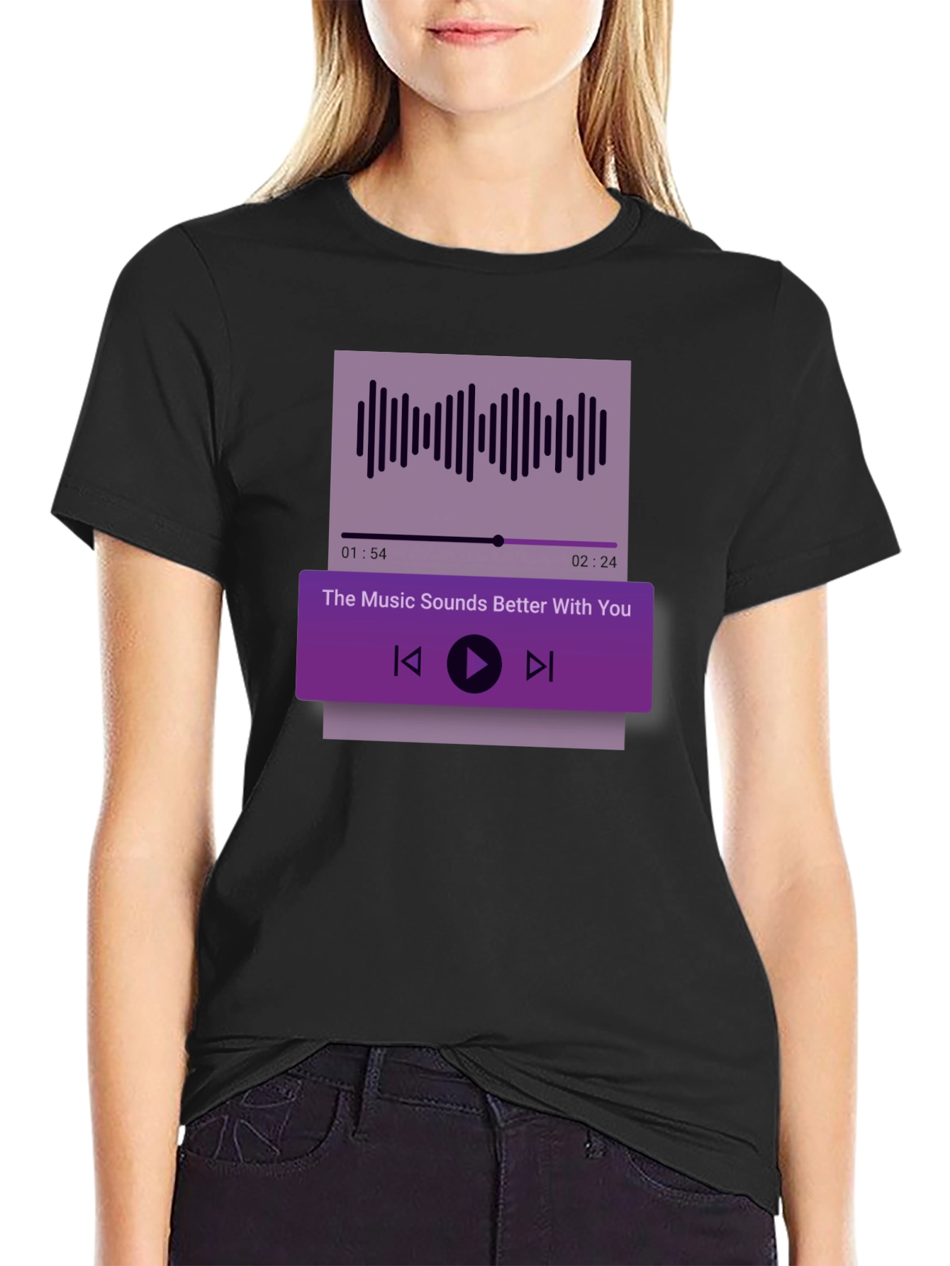 Music Player T-Shirt - The Music Sounds Better