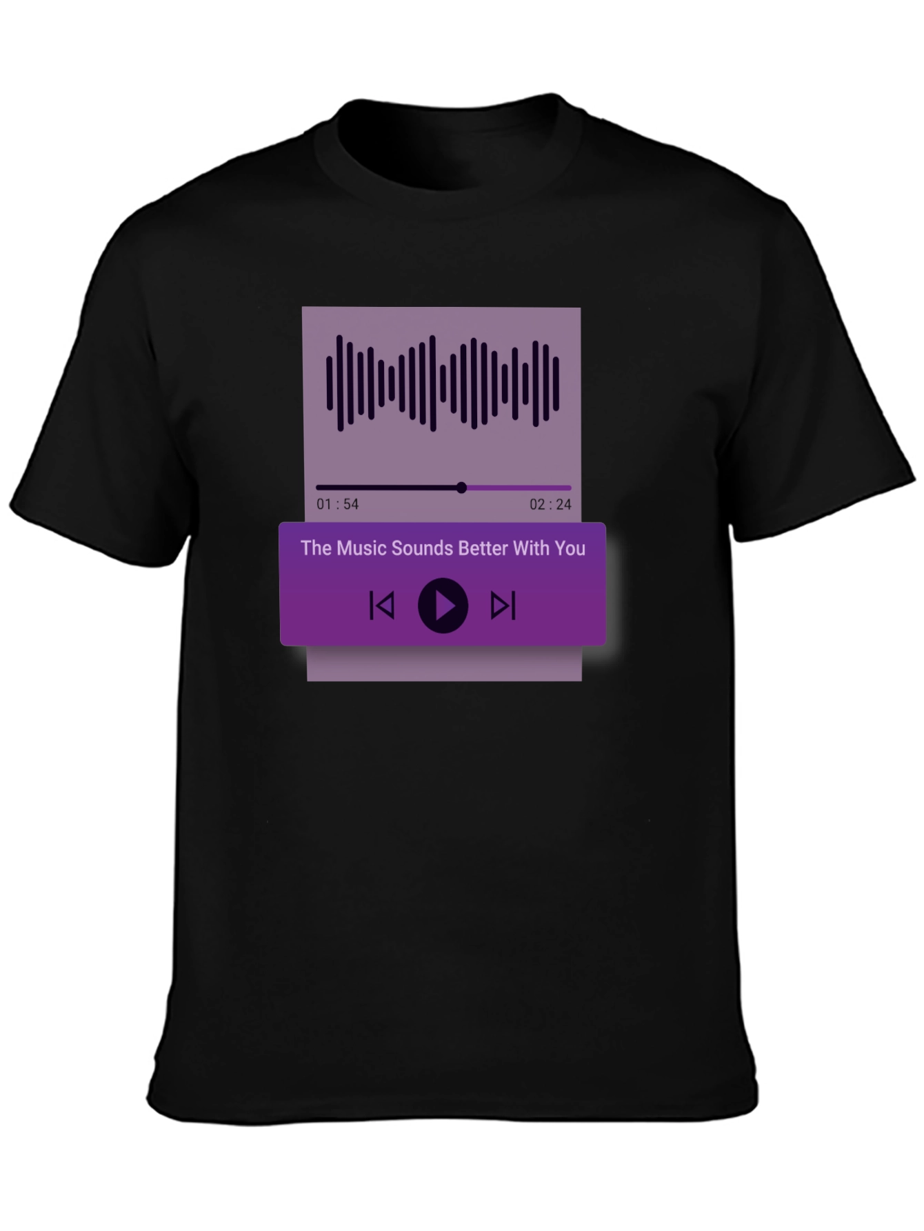 Music Player T-Shirt - The Music Sounds Better