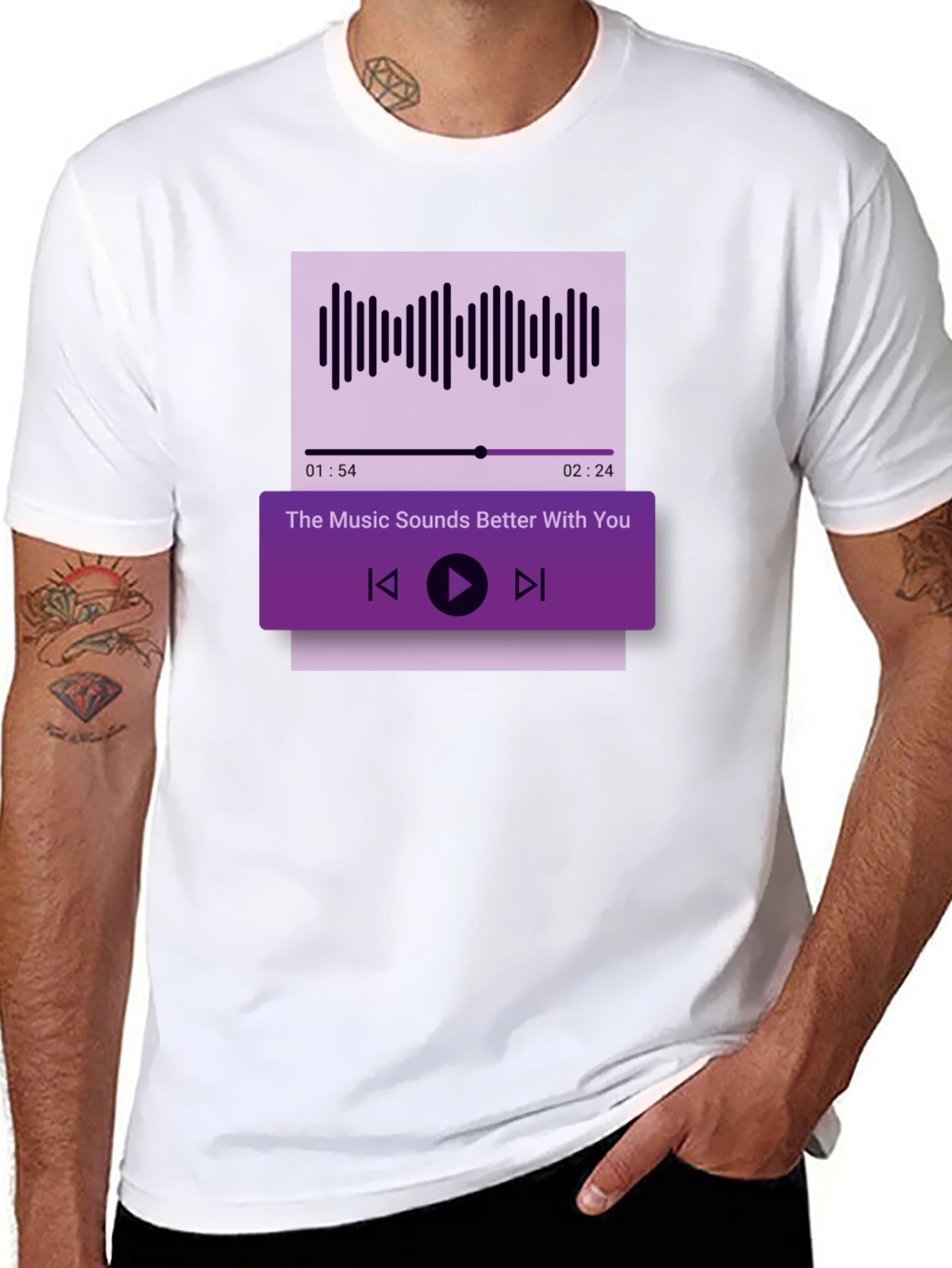 Music Player T-Shirt - The Music Sounds Better