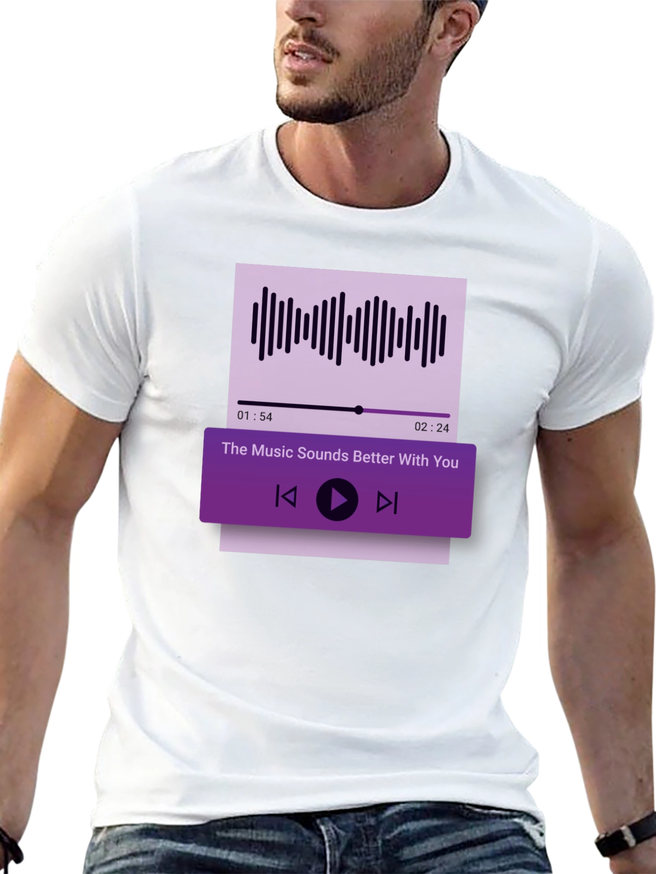 Music Player T-Shirt - The Music Sounds Better