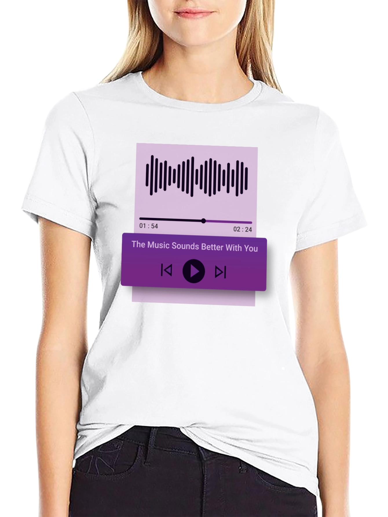 Music Player T-Shirt - The Music Sounds Better