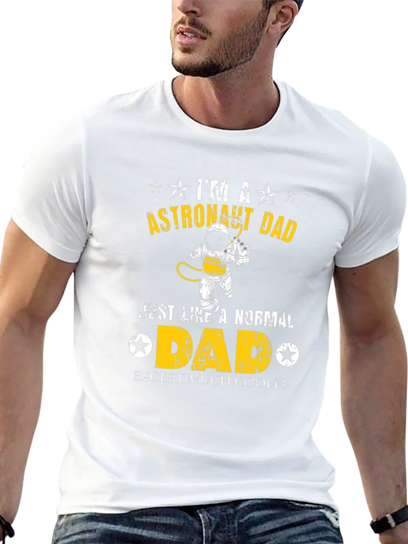 Astronaut Dad T-Shirt - Cool Fathers Day Gift!