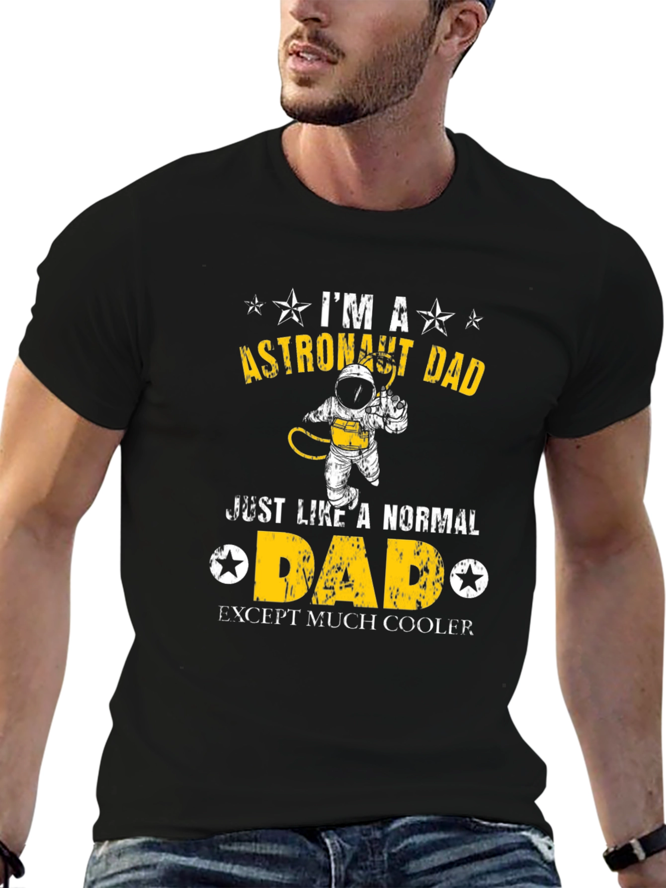 Astronaut Dad T-Shirt - Cool Fathers Day Gift!