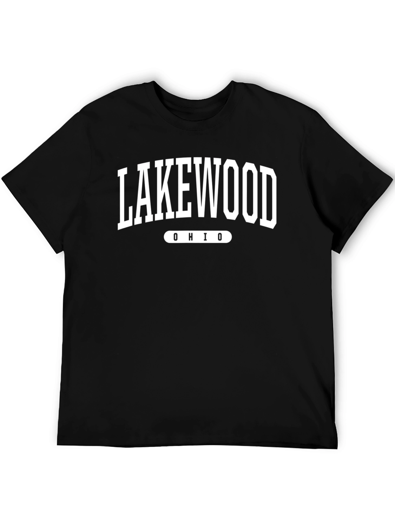 Lakewood Ohio Black T-Shirt