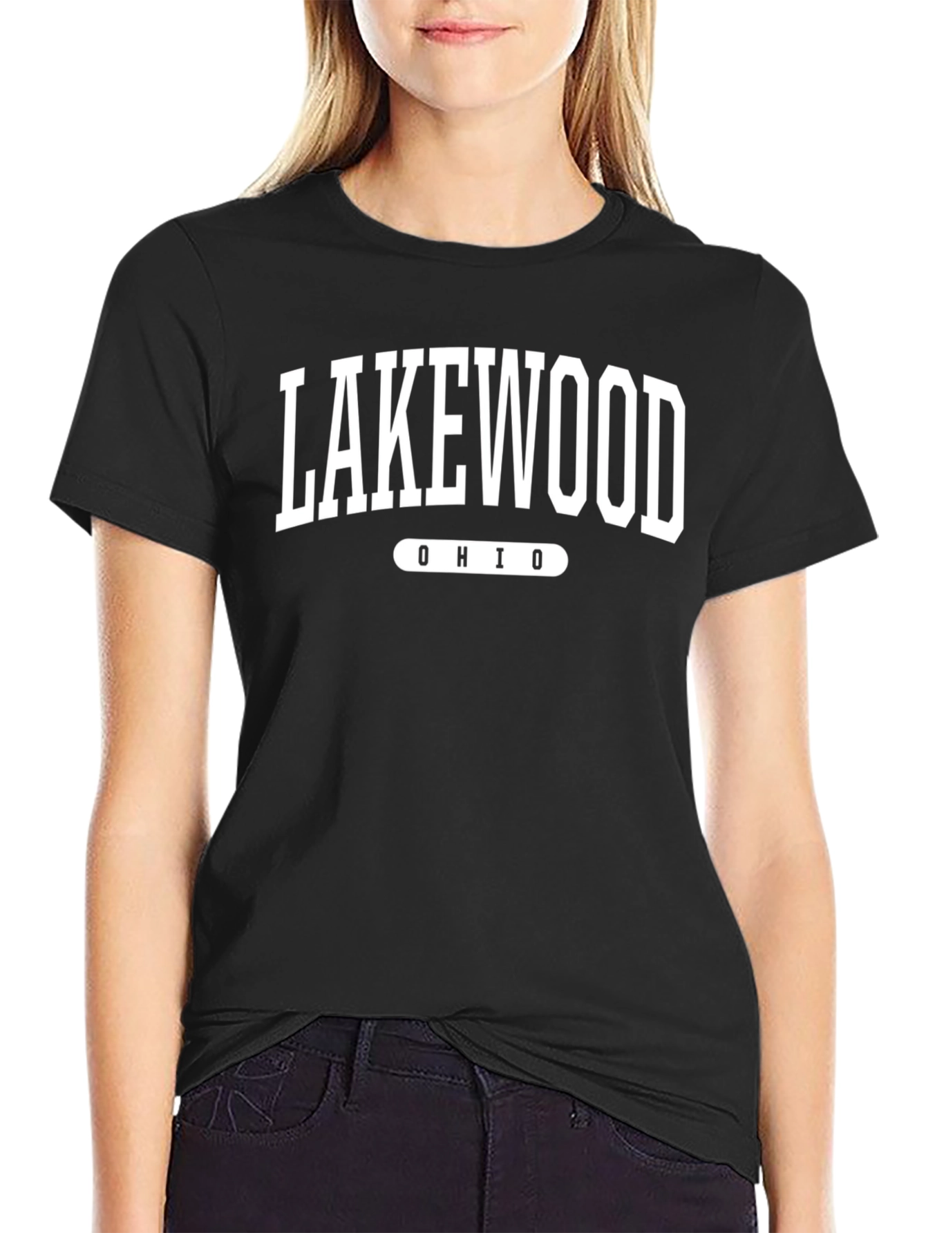 Lakewood Ohio Black T-Shirt