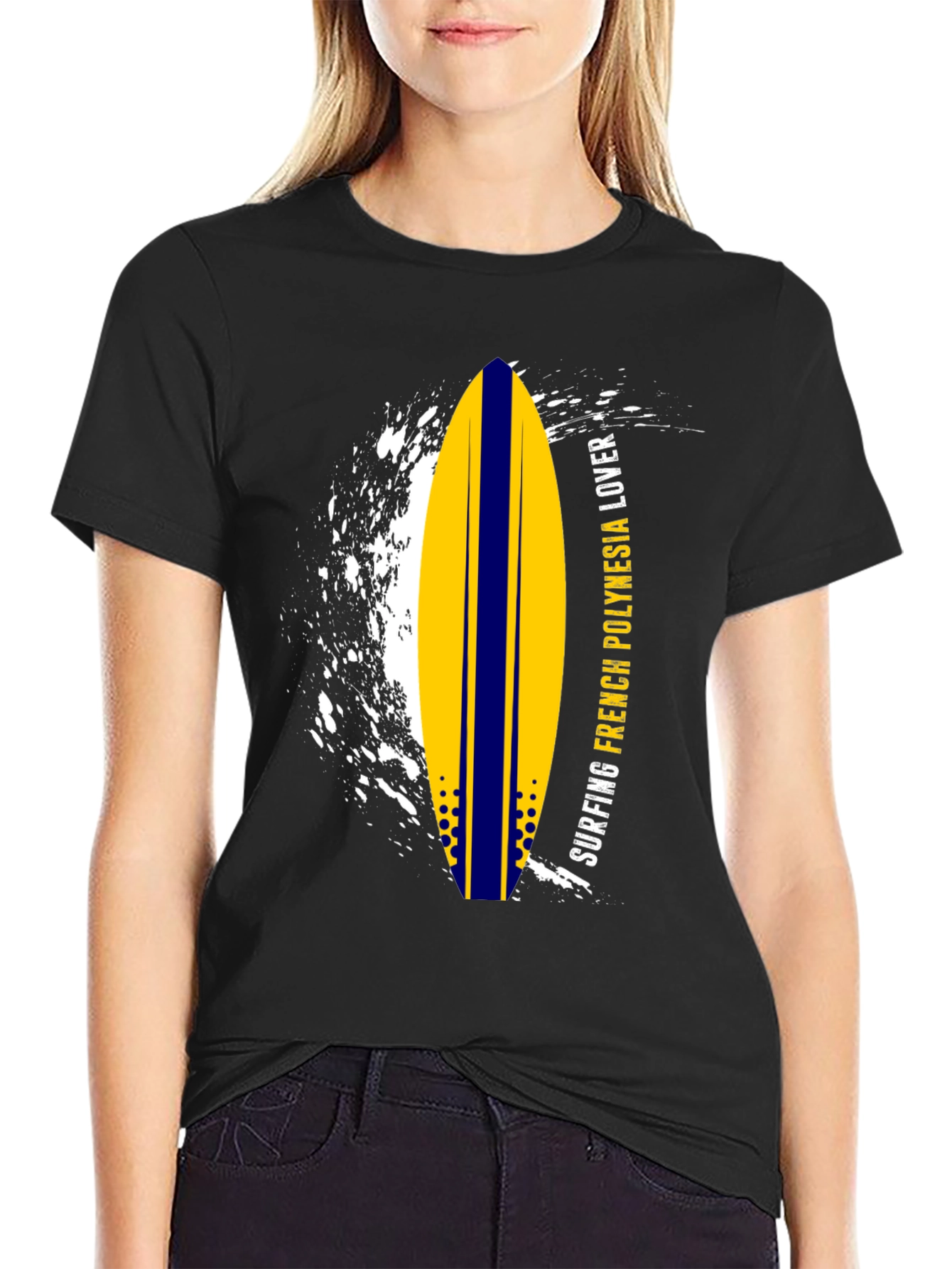Surfing French Polynesia Lover T-Shirt