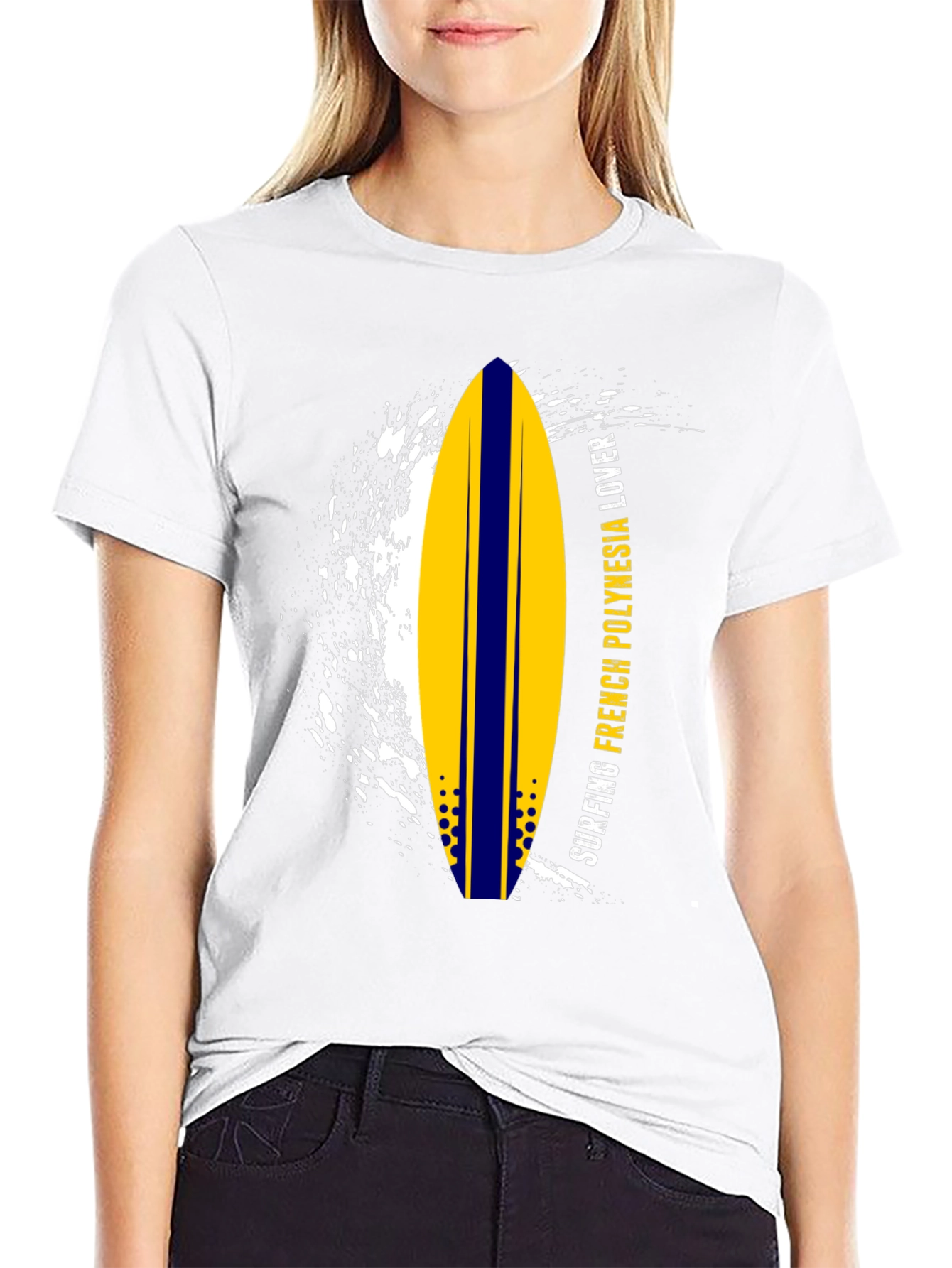 Surfing French Polynesia Lover T-Shirt
