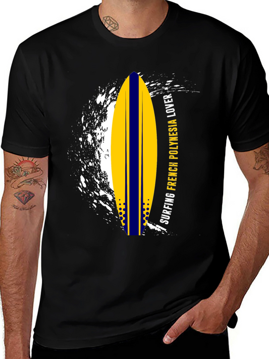 Surfing French Polynesia Lover T-Shirt