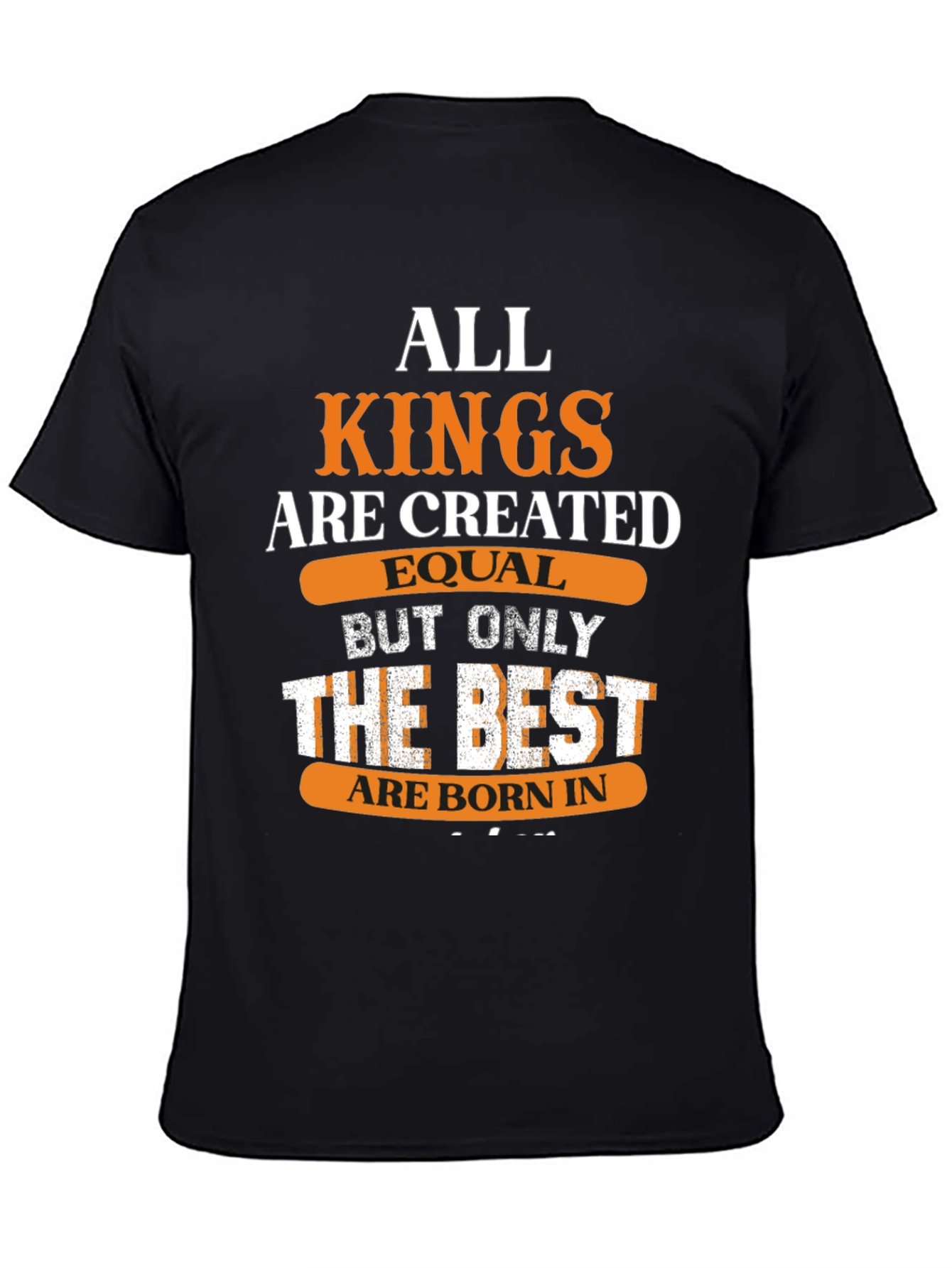 All Kings Are Created Equal Mens Graphic T-Shirt