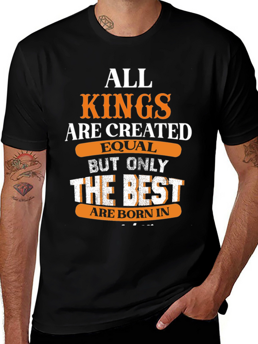 All Kings Are Created Equal Mens Graphic T-Shirt